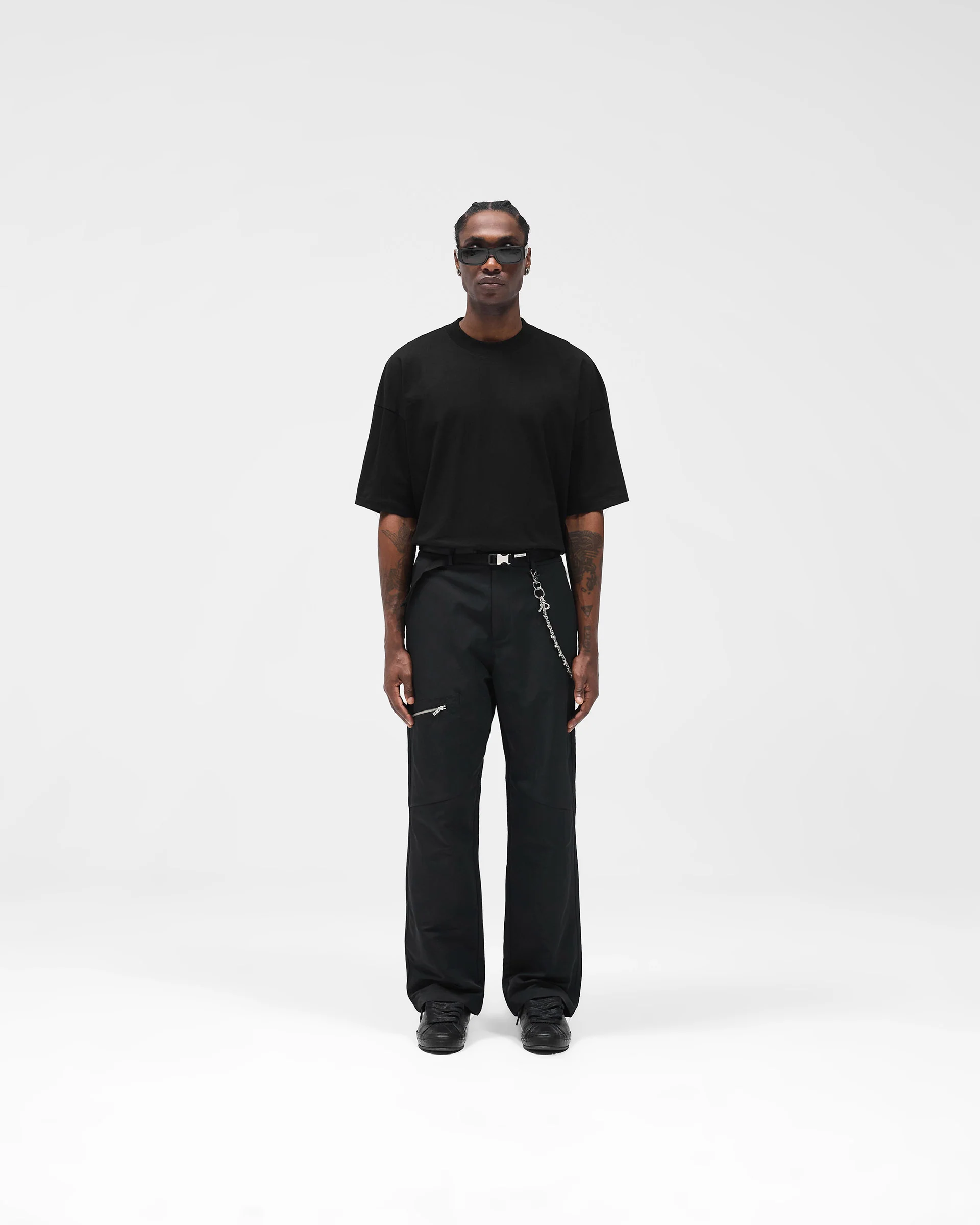 Nylon Workwear Pant - Jet Black - Image 6