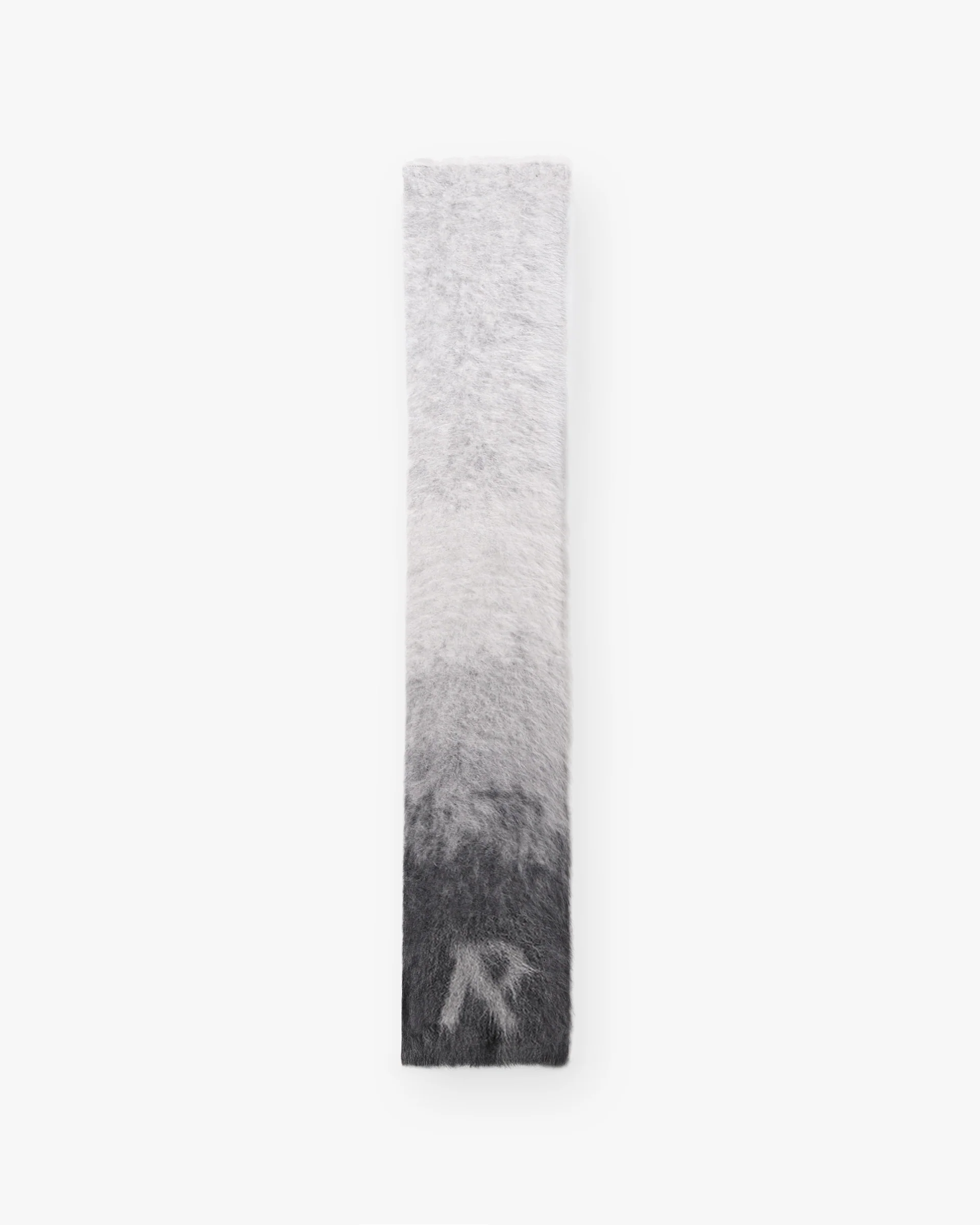 Ombre Knit Scarf - Light Grey - Image 4