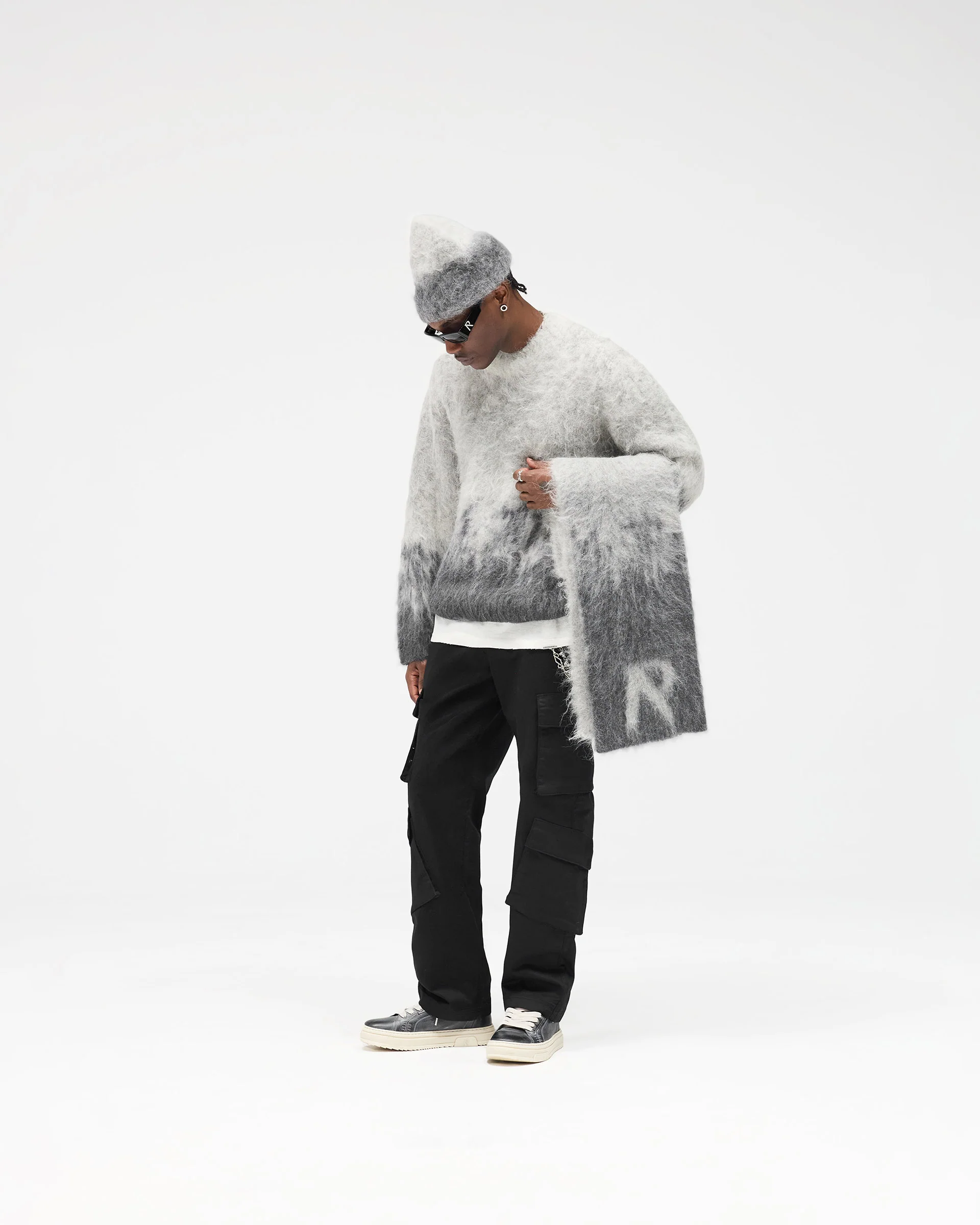 Ombre Sweater - Light Grey - Image 7