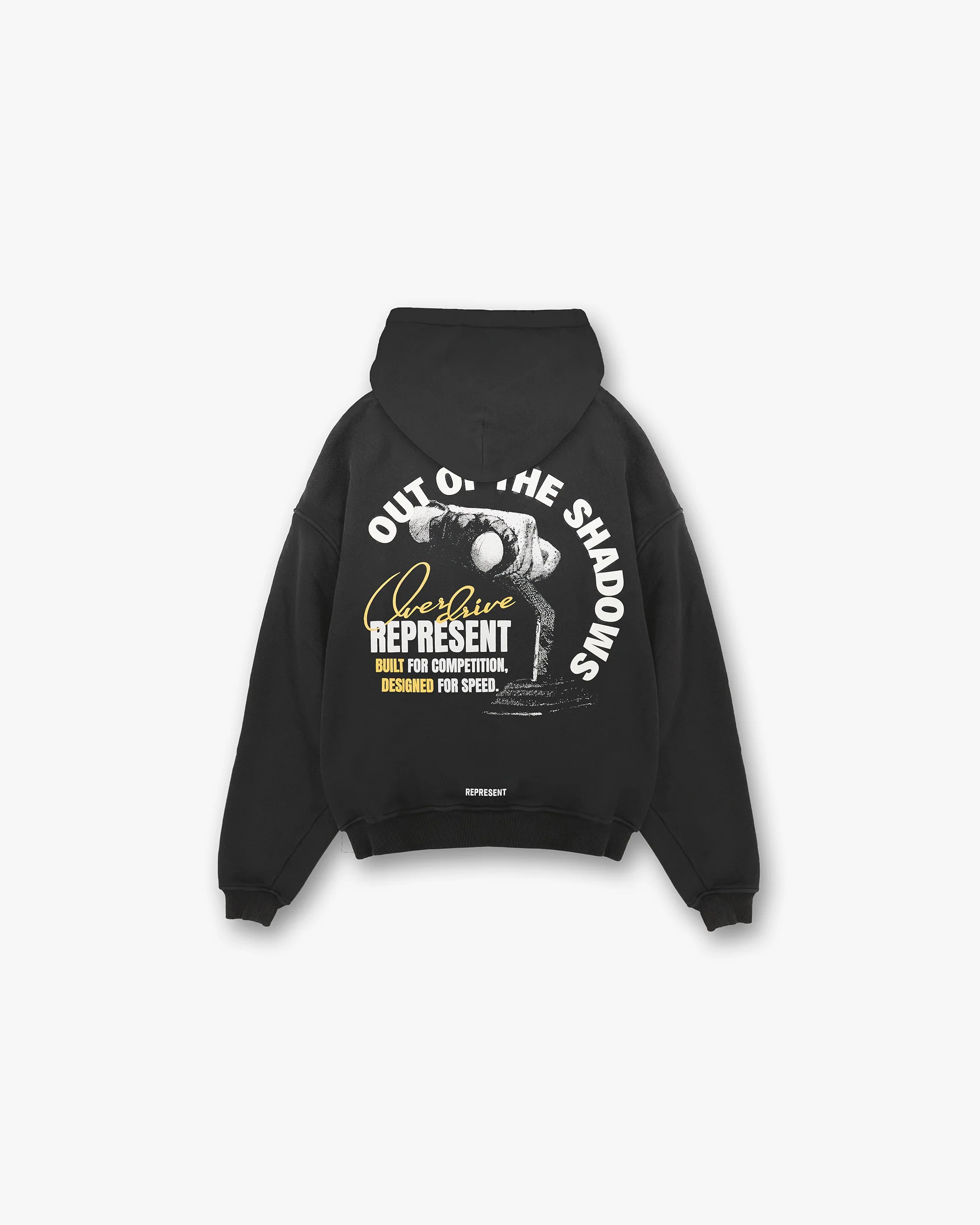 Out Of The Shadows Hoodie - Stained Black - Image 2
