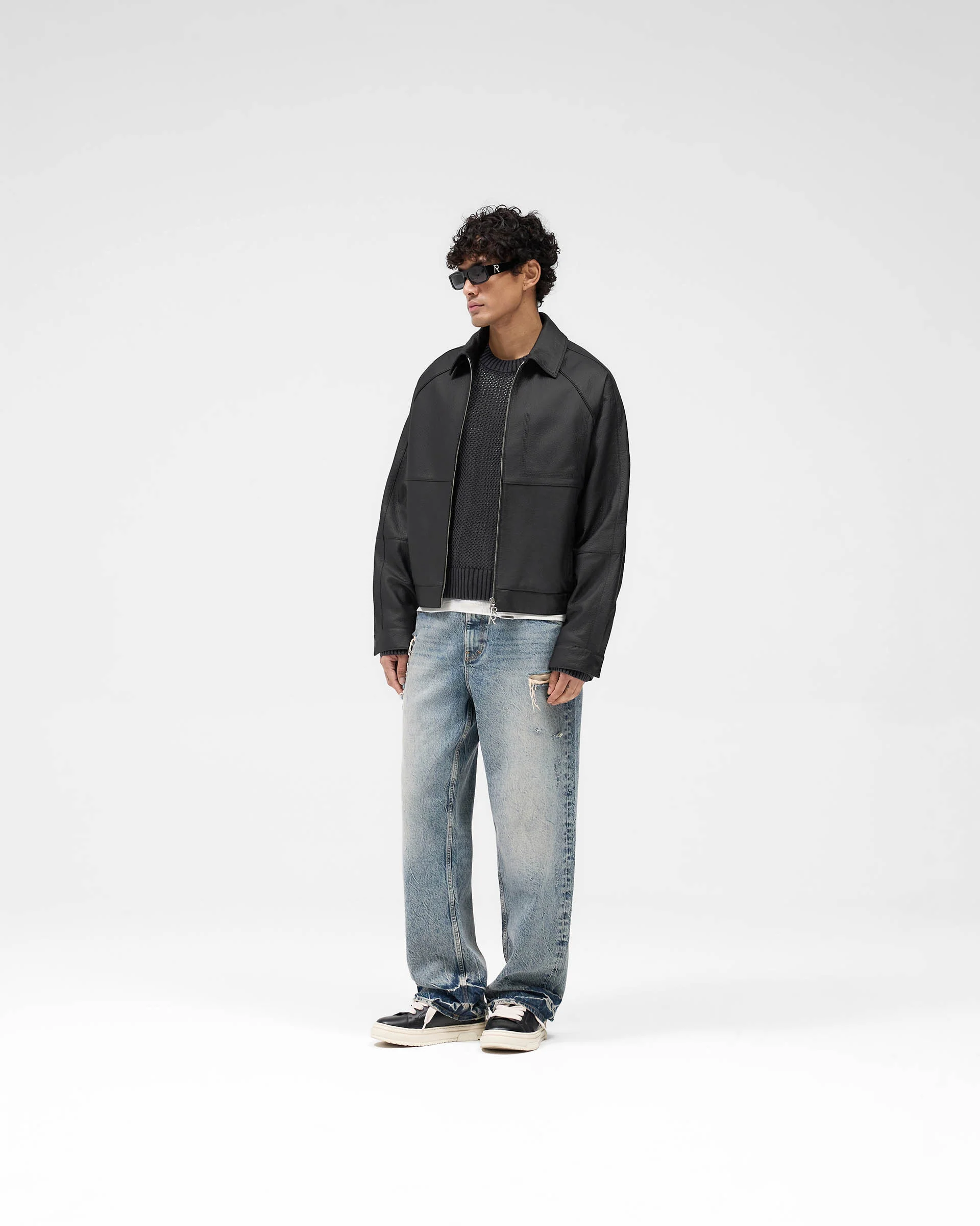Overdrive Leather Jacket - Black - Image 6