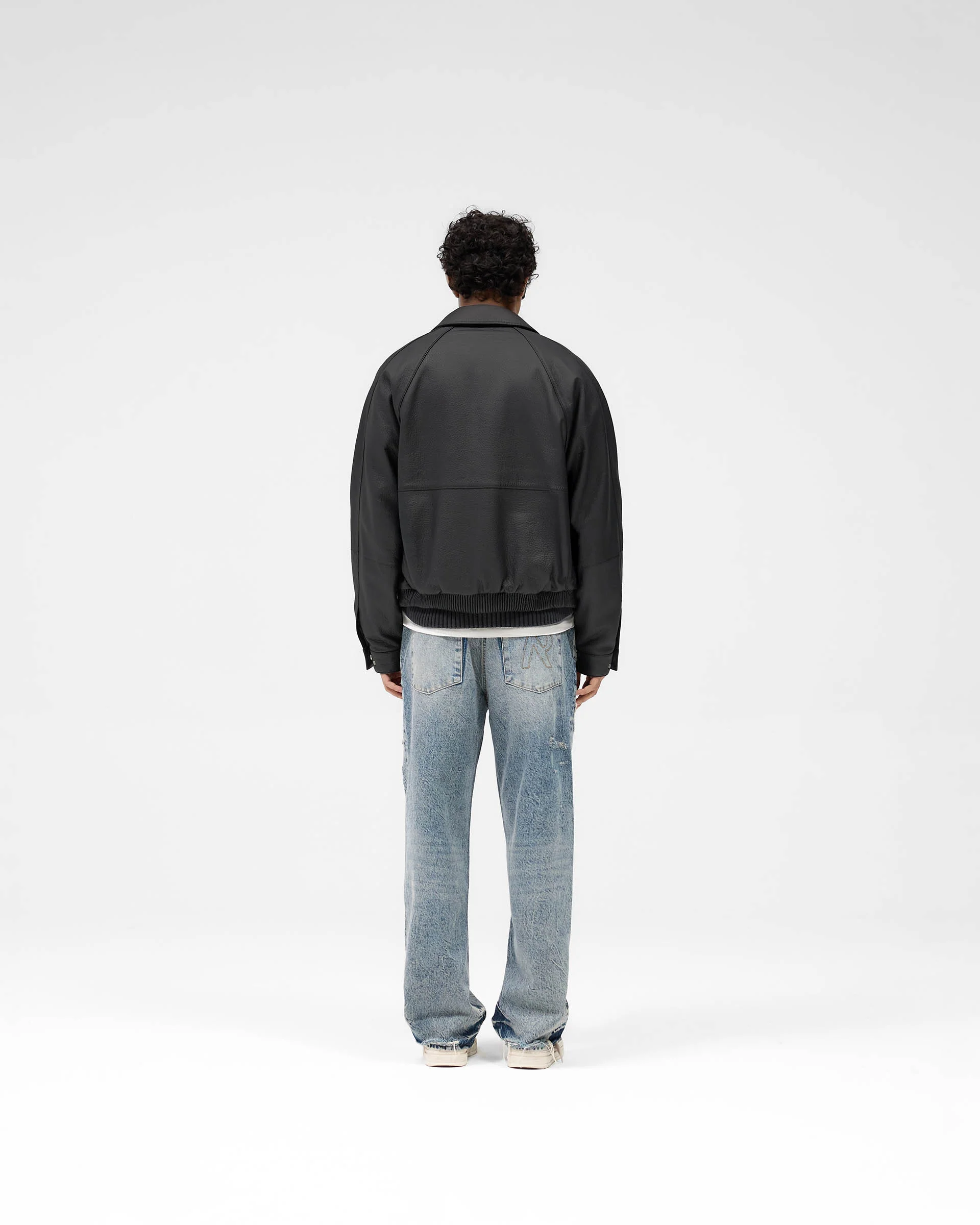 Overdrive Leather Jacket - Black - Image 7
