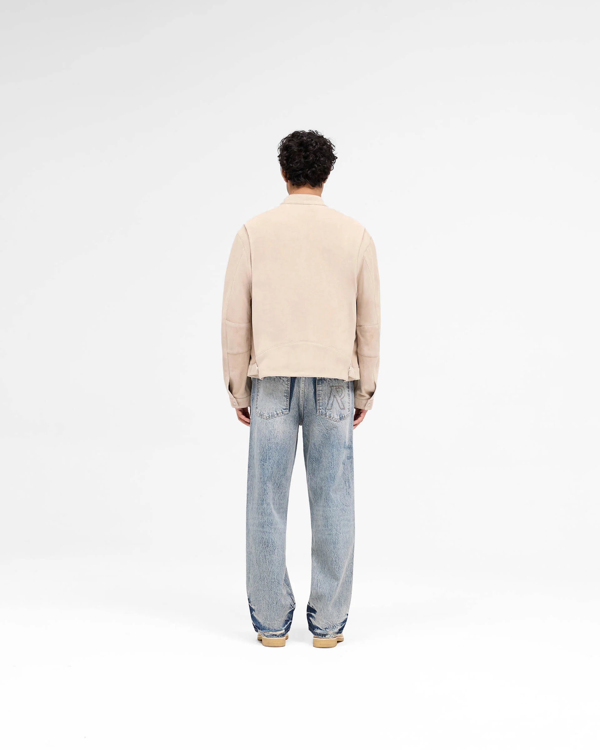 Overdrive Suede Jacket - Beige - Image 7
