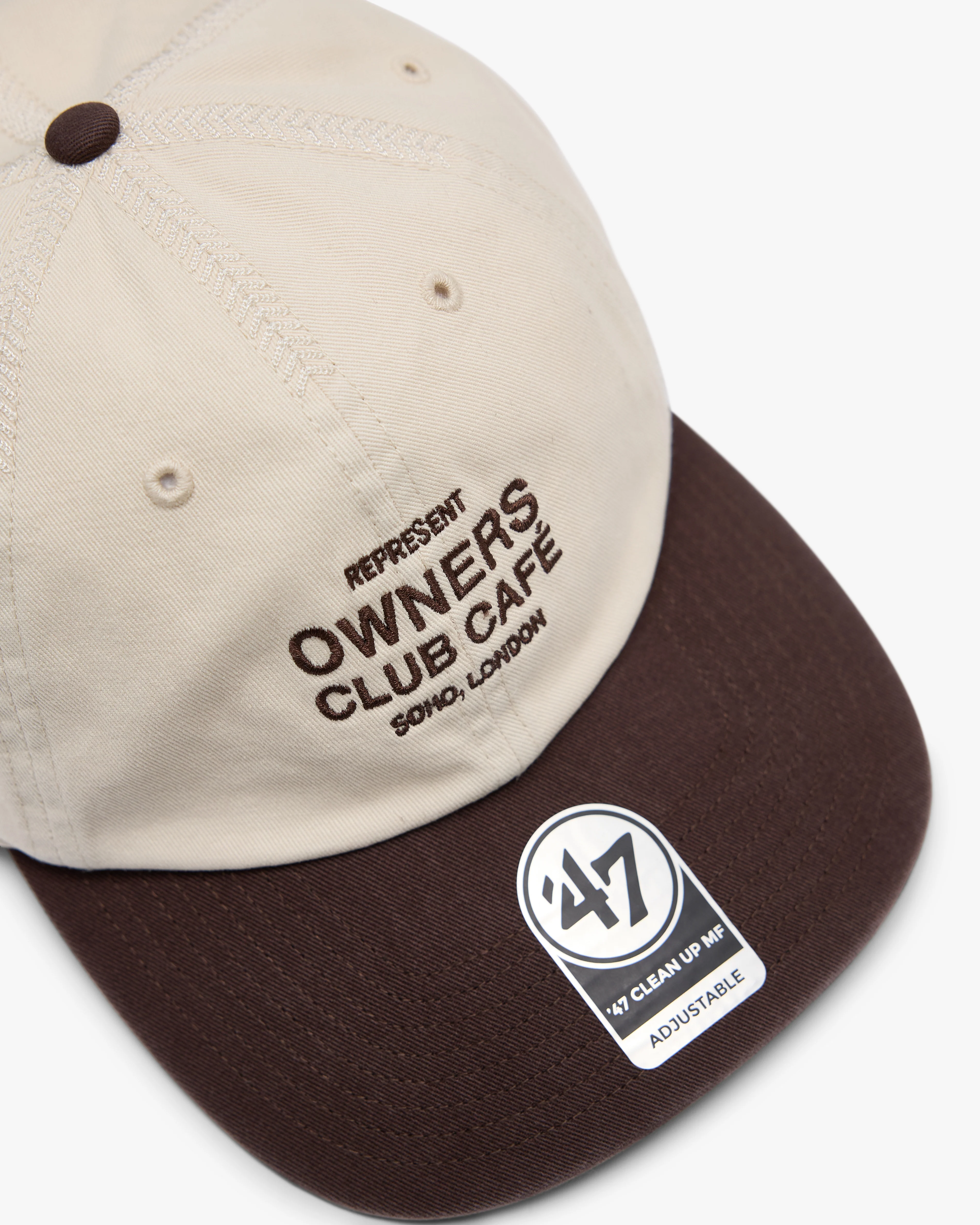 Owners Club Cafe X 47 Cap – Antique White - Image 5