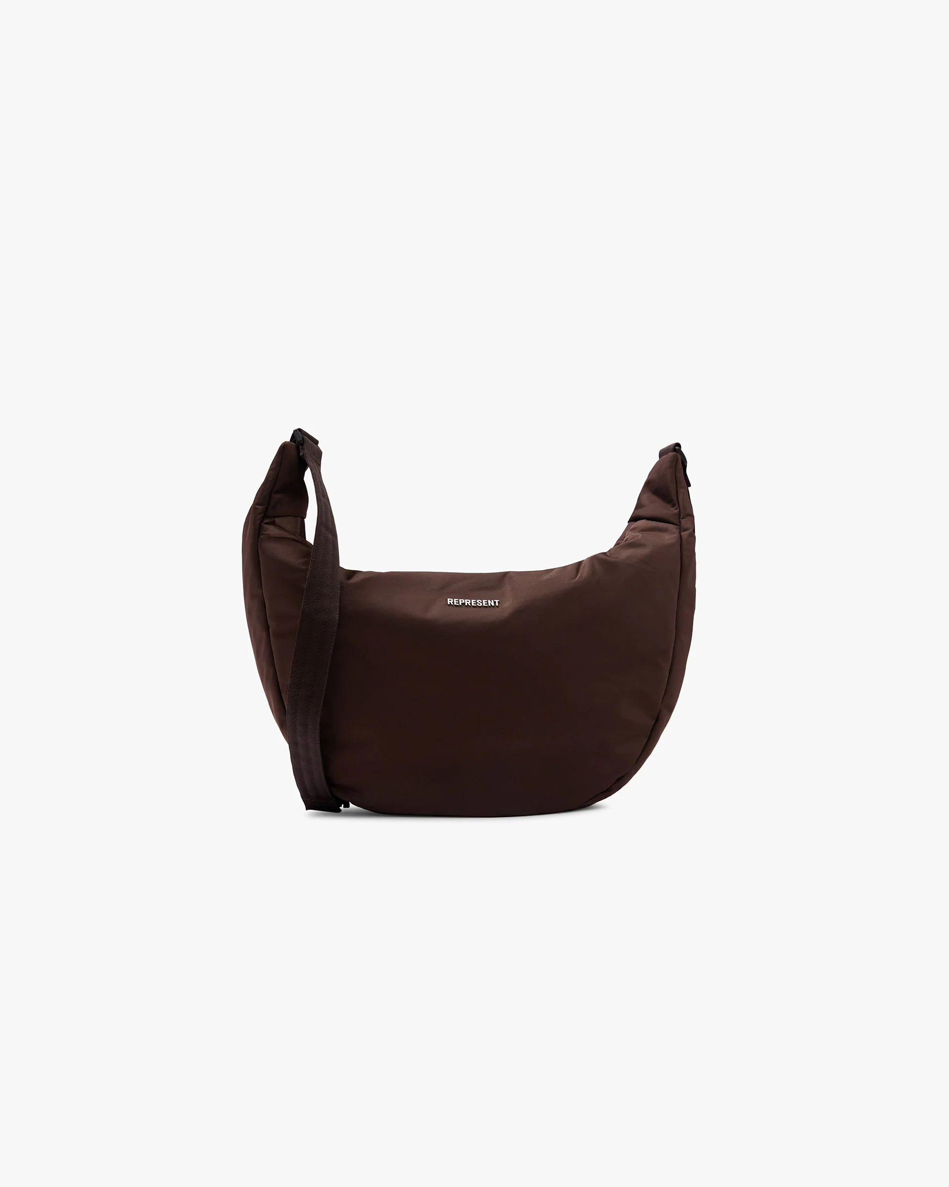 Padded Sling Bag - Dark Brown - Image 2