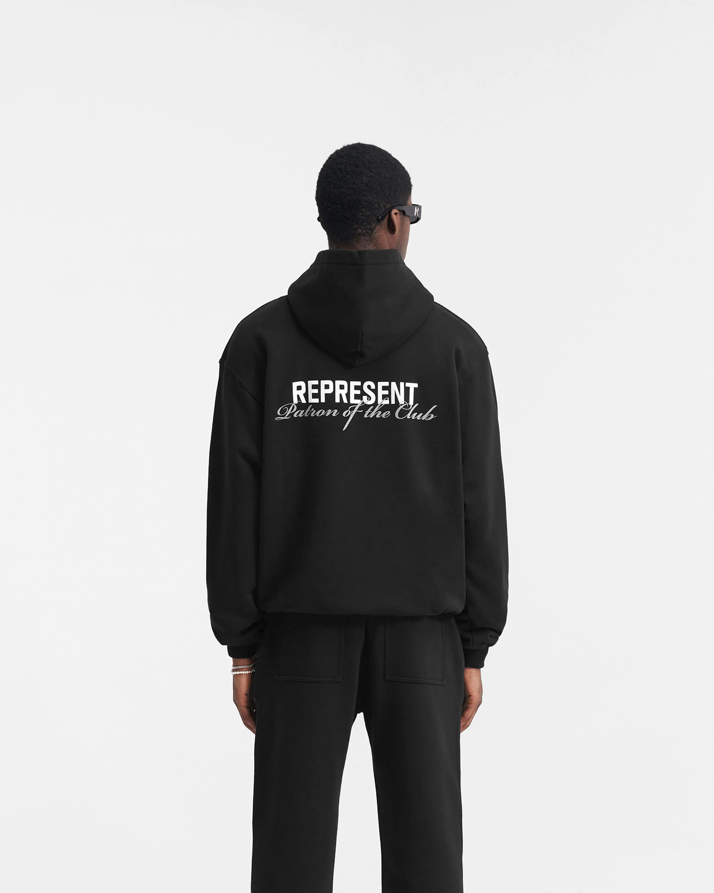 Patron Of The Club Hoodie - Black - Image 5
