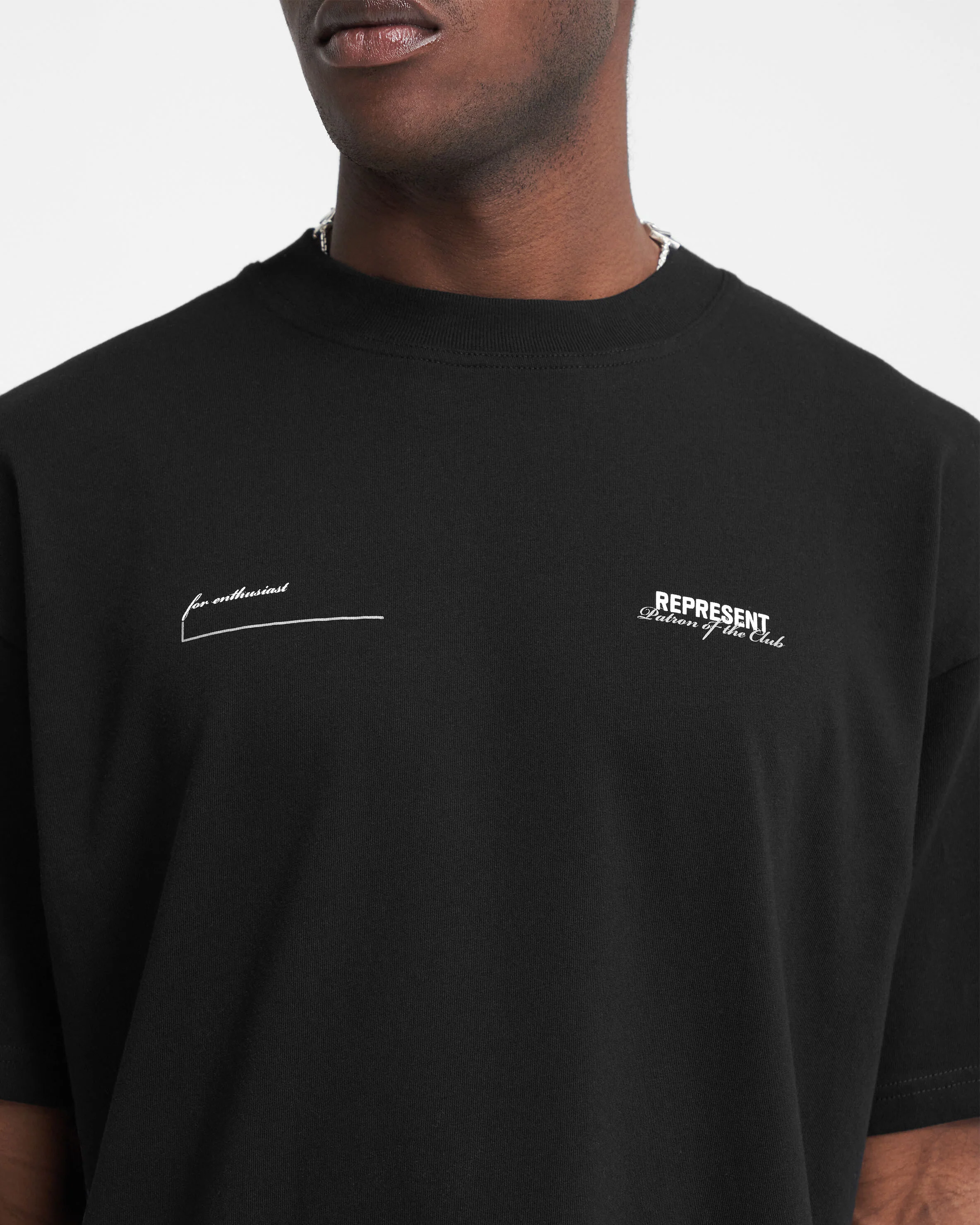 Patron Of The Club T-Shirt - Black - Image 6