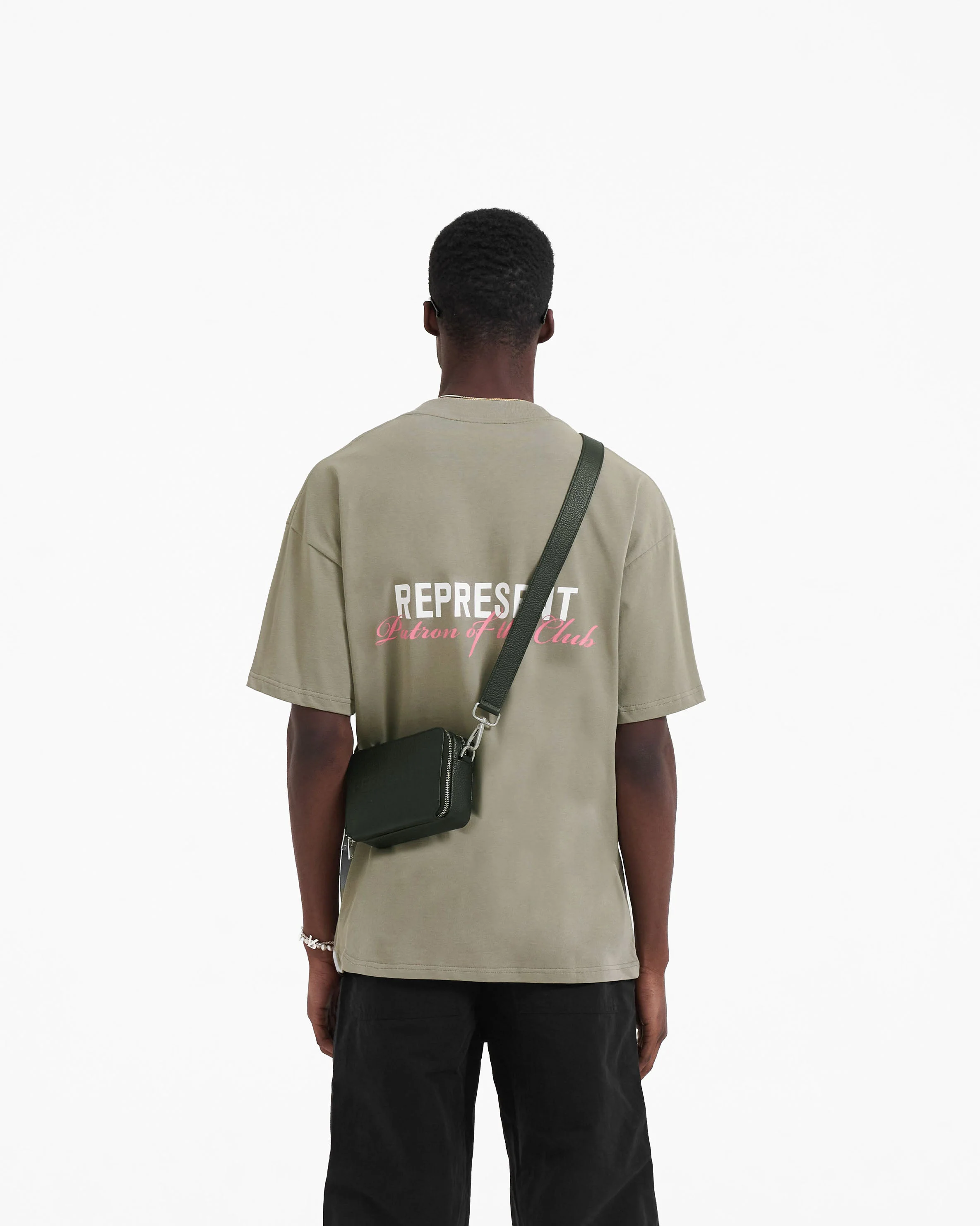 Patron Of The Club T-Shirt - Khaki Pink - Image 5