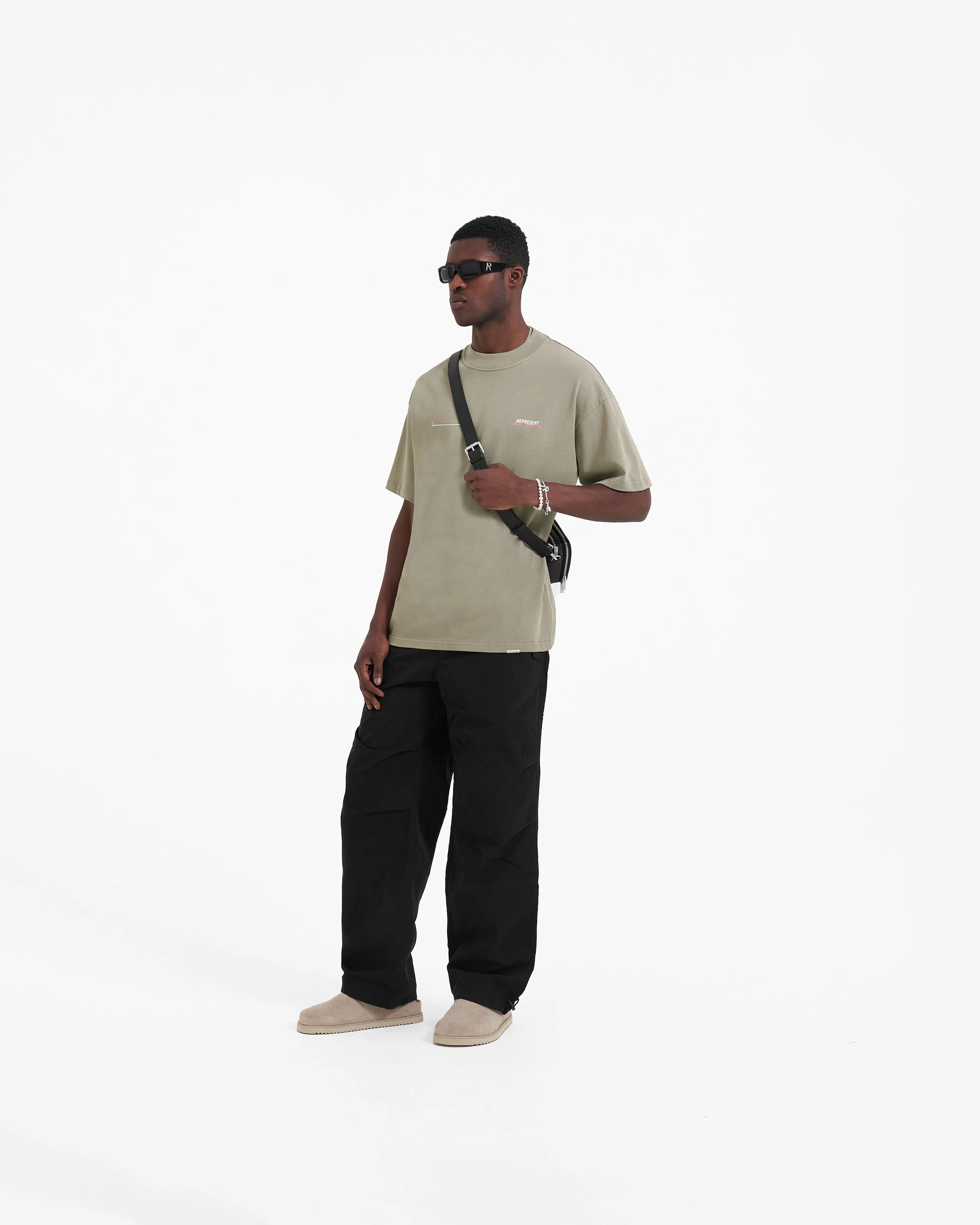 Patron Of The Club T-Shirt - Khaki Pink - Image 8