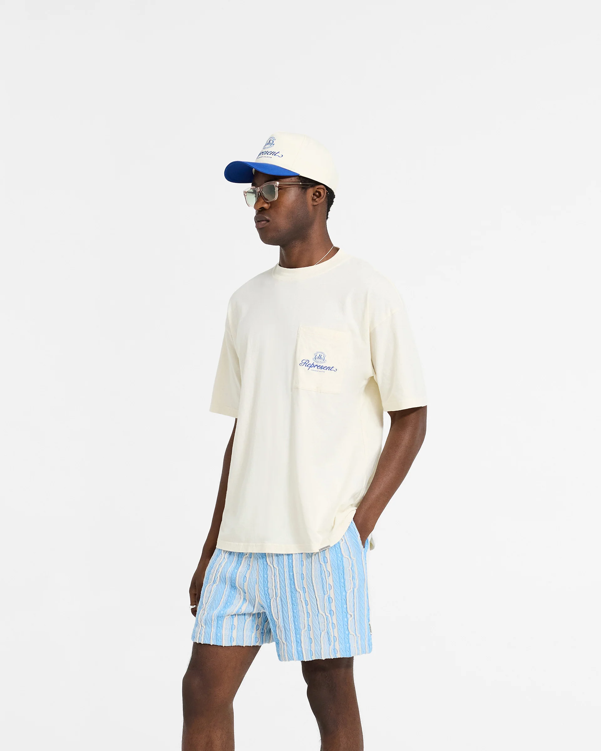 Permanent Vacation Pocket T-Shirt - Antique White - Image 2