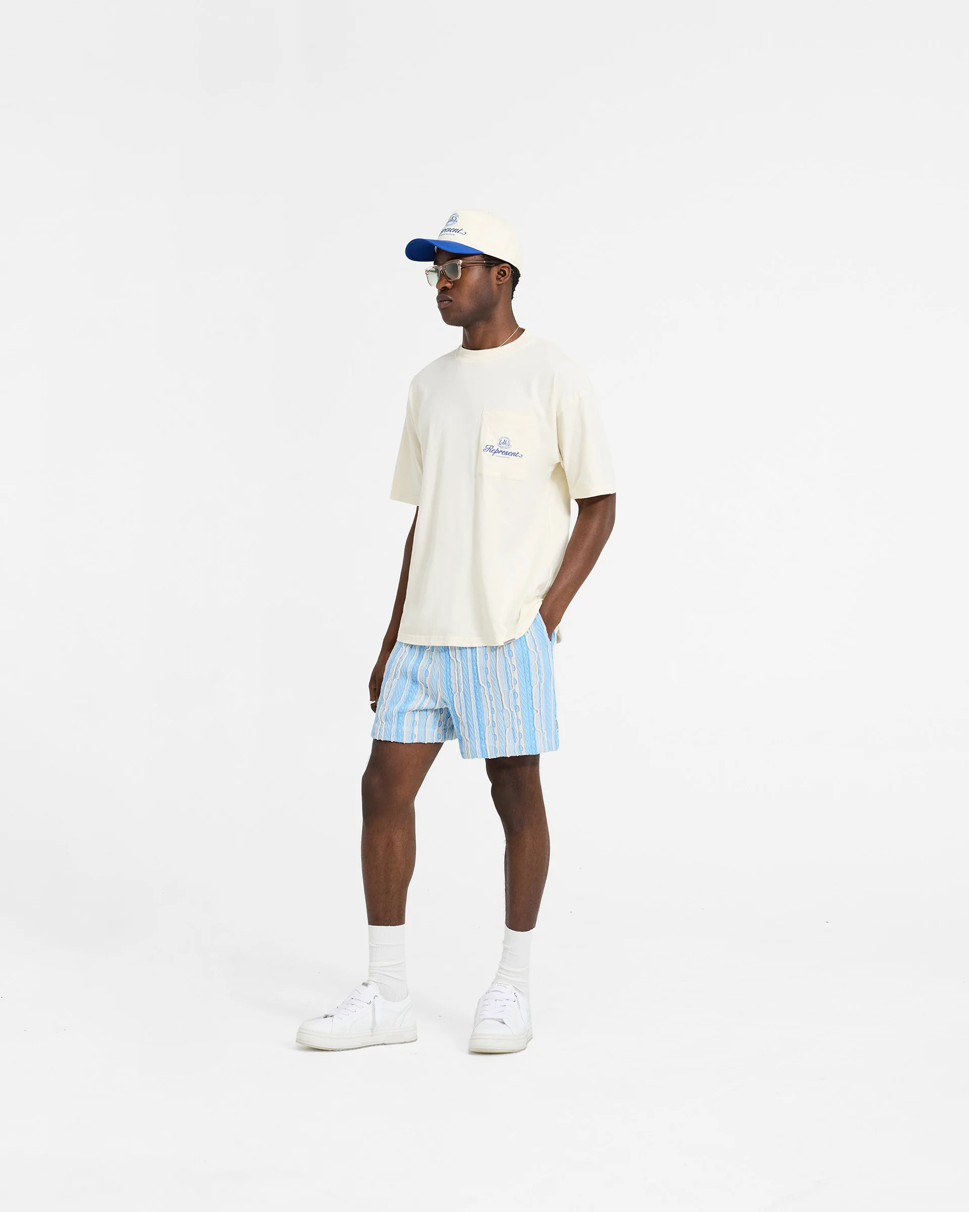 Permanent Vacation Pocket T-Shirt - Antique White - Image 6