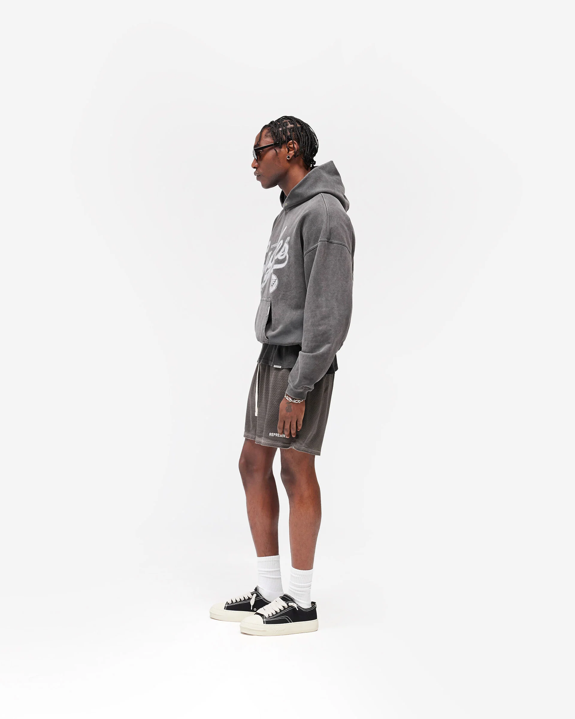 Philadelphia Eagles x Represent Hoodie - Vintage Grey - Image 8