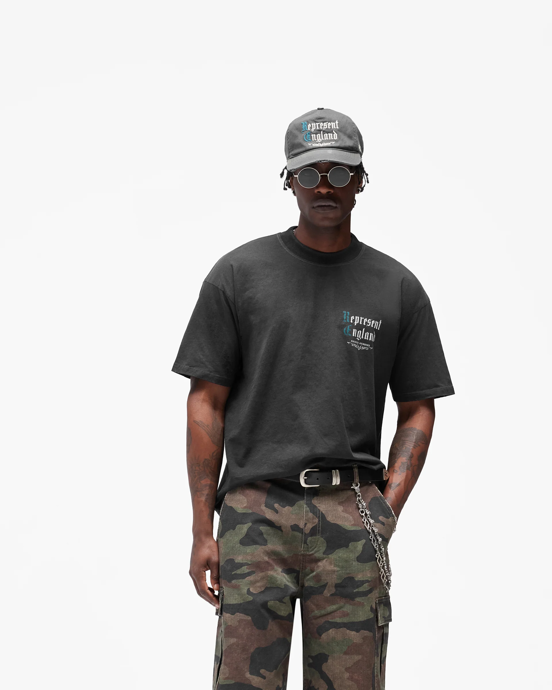 Private Members T-Shirt - Stained Black - Image 3
