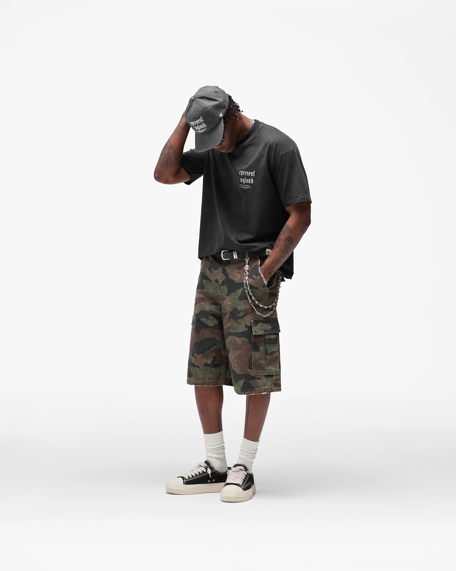 Private Members T-Shirt - Stained Black - Image 8