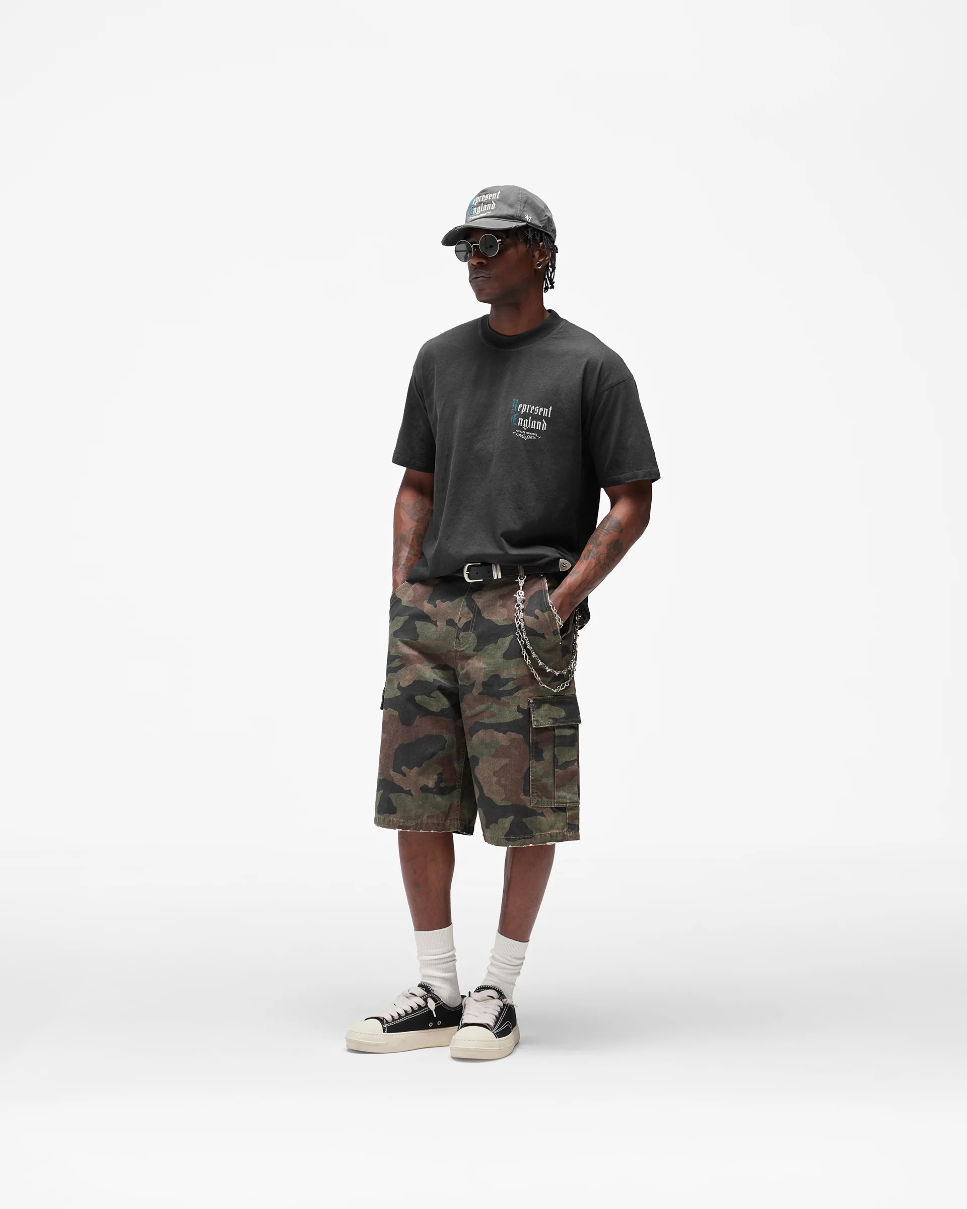 Private Members T-Shirt - Stained Black - Image 9