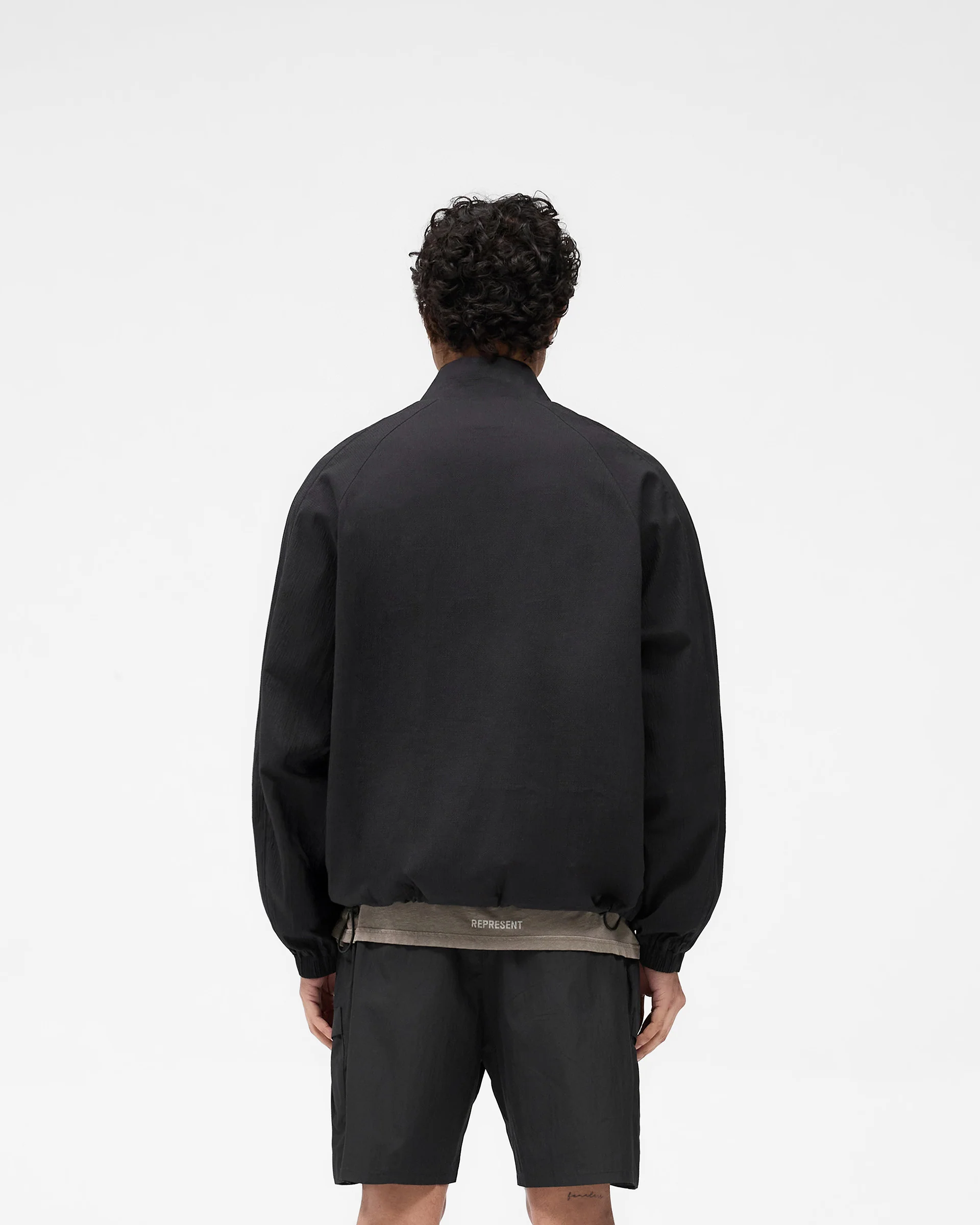 Quarter Zip Jacket - Black - Image 4