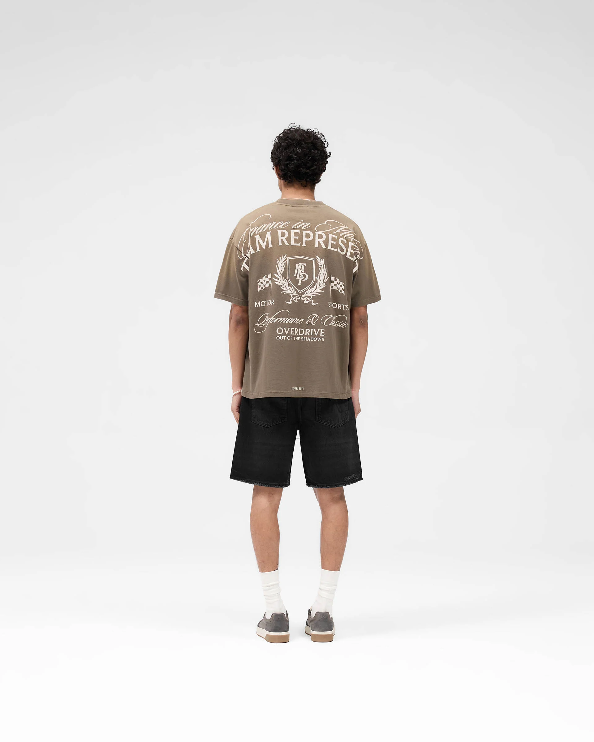 R10T Tailored Denim Shorts - Black - Image 7