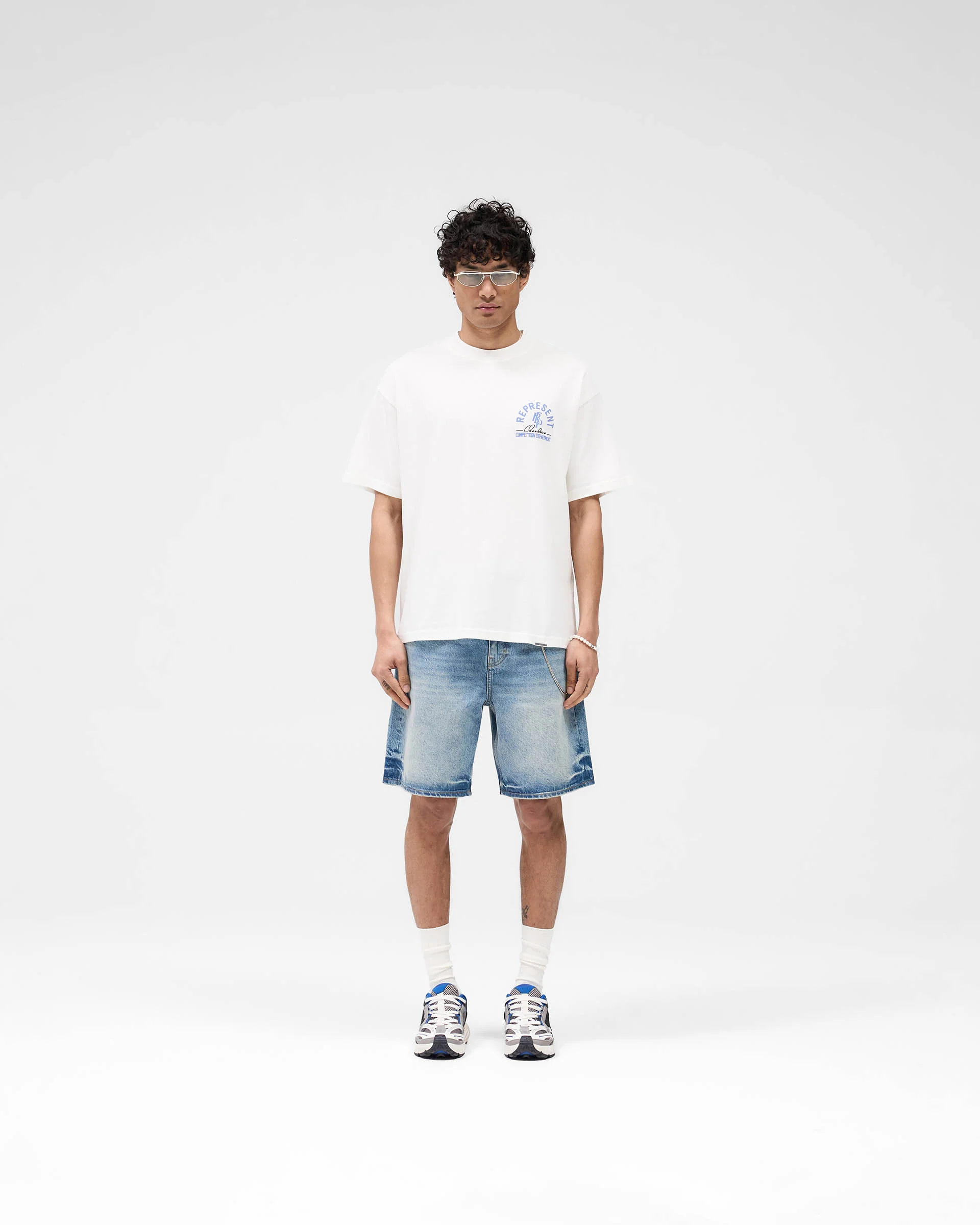R10T Tailored Denim Shorts - Blue 60 - Image 5