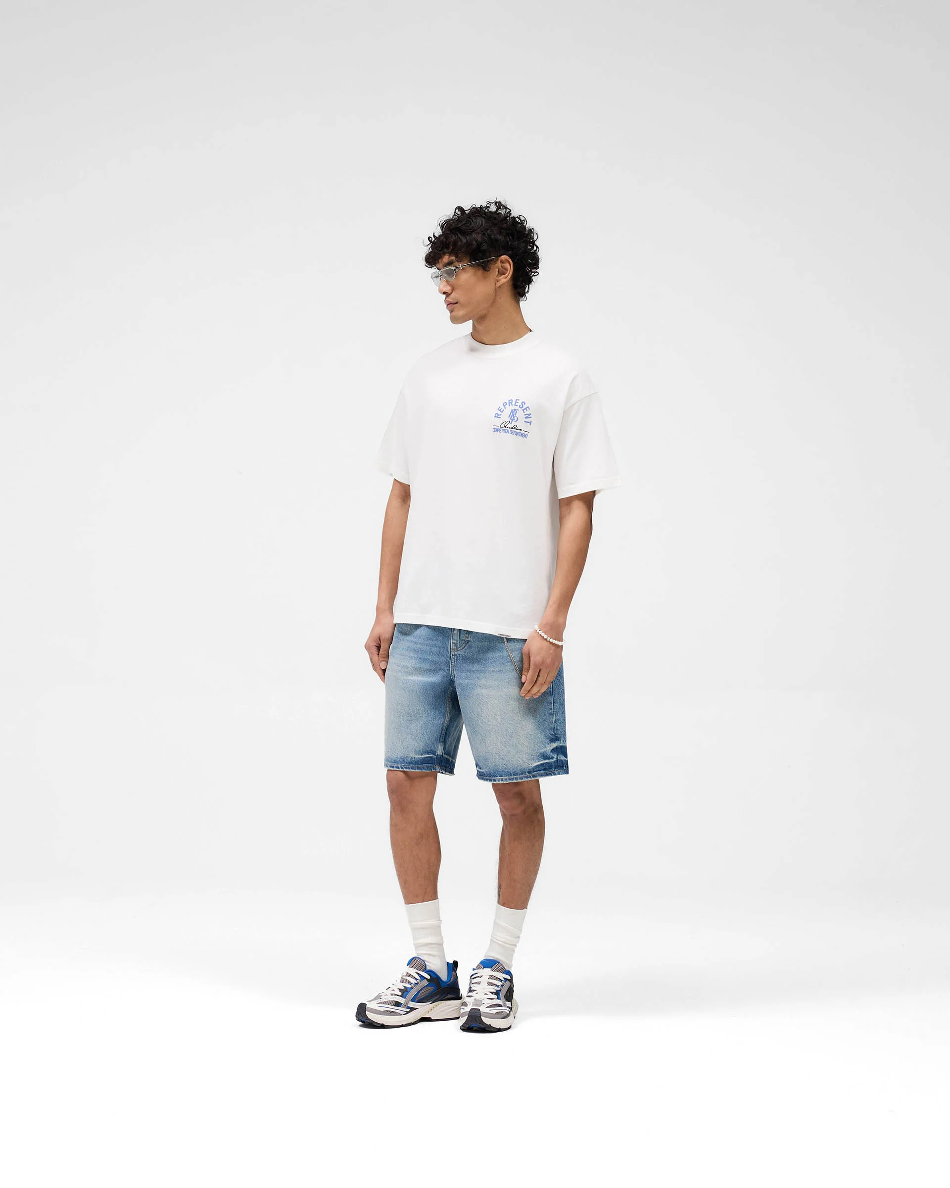 R10T Tailored Denim Shorts - Blue 60 - Image 6