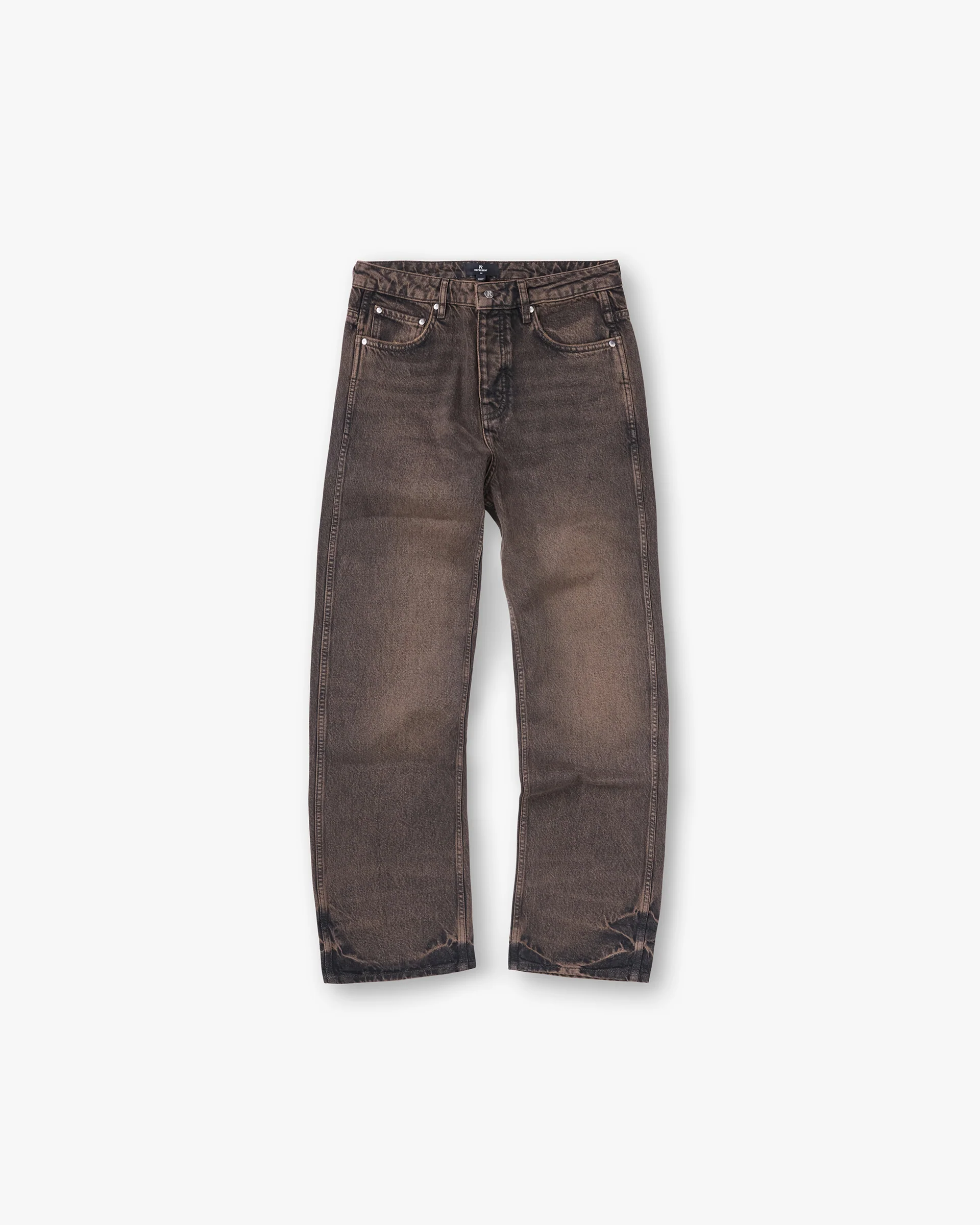 R2 Straight Leg Denim - Bark