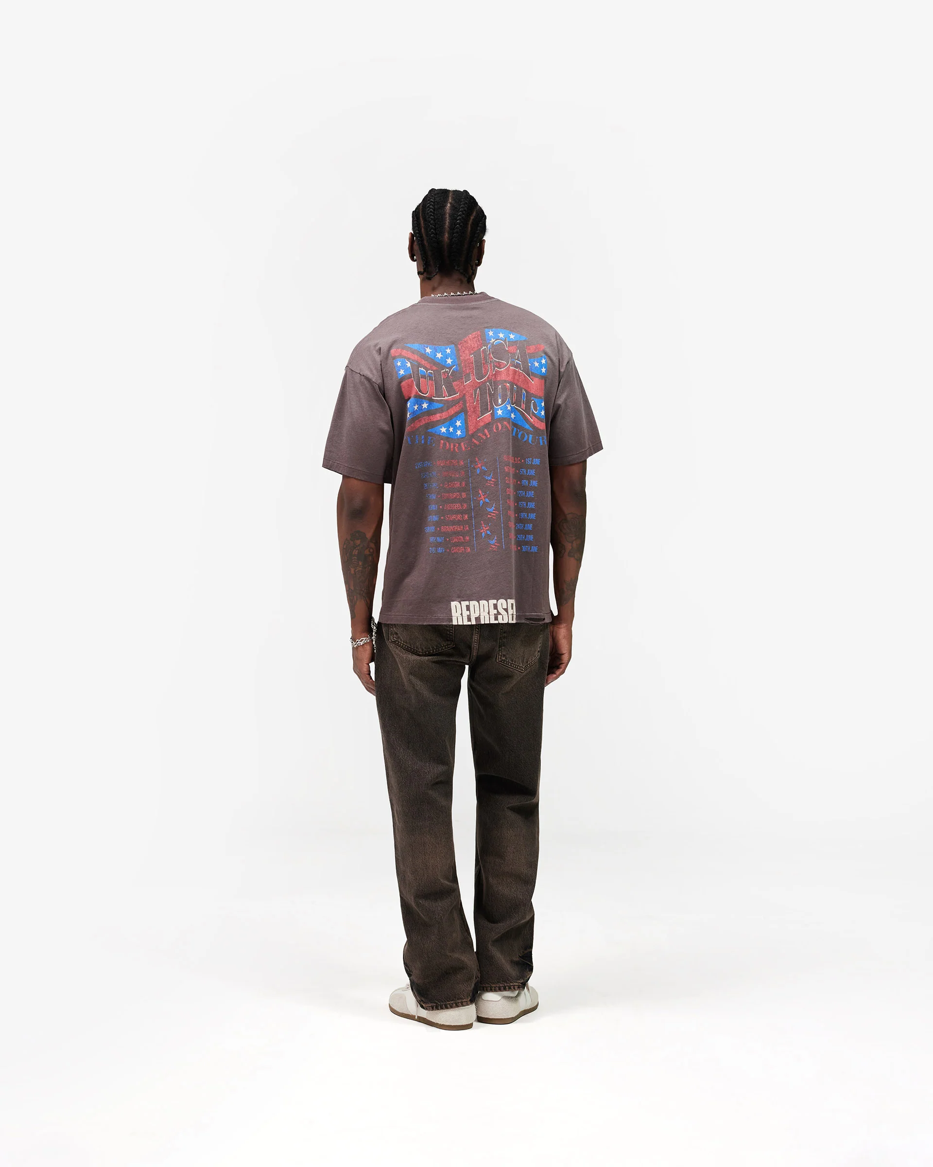 R2 Straight Leg Denim - Bark - Image 9
