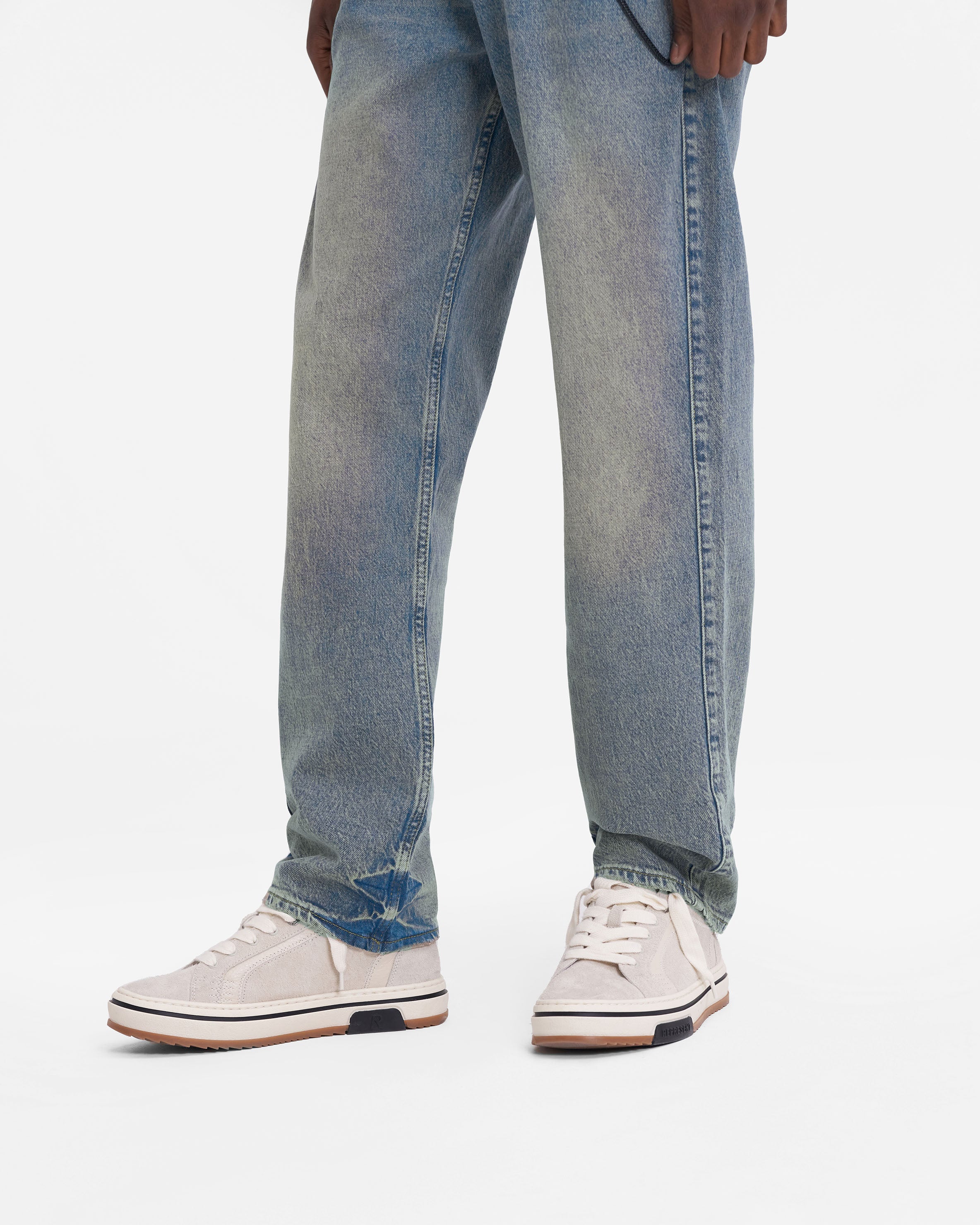 R2 Straight Leg Denim - Blue Cream - Image 7