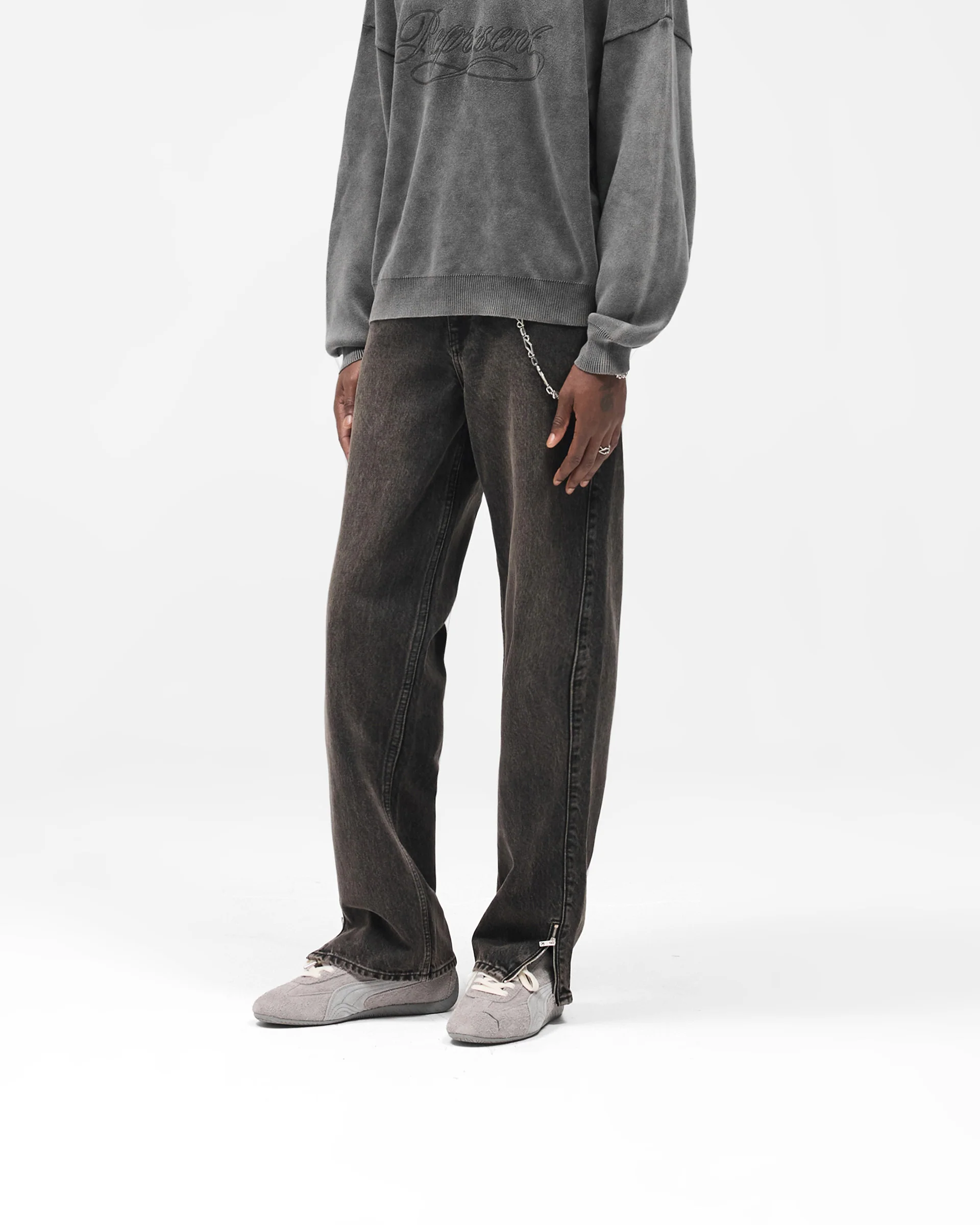 R2S Split Denim - Soot - Image 2