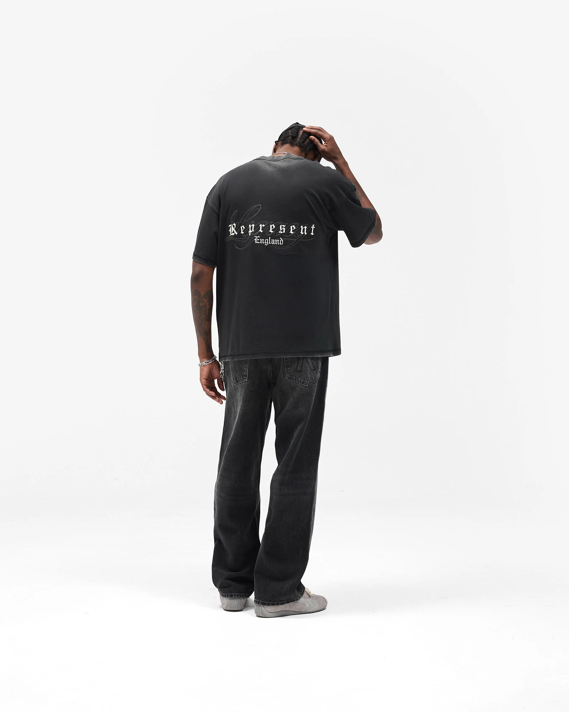 R3 Baggy Denim - Aged Black - Image 10