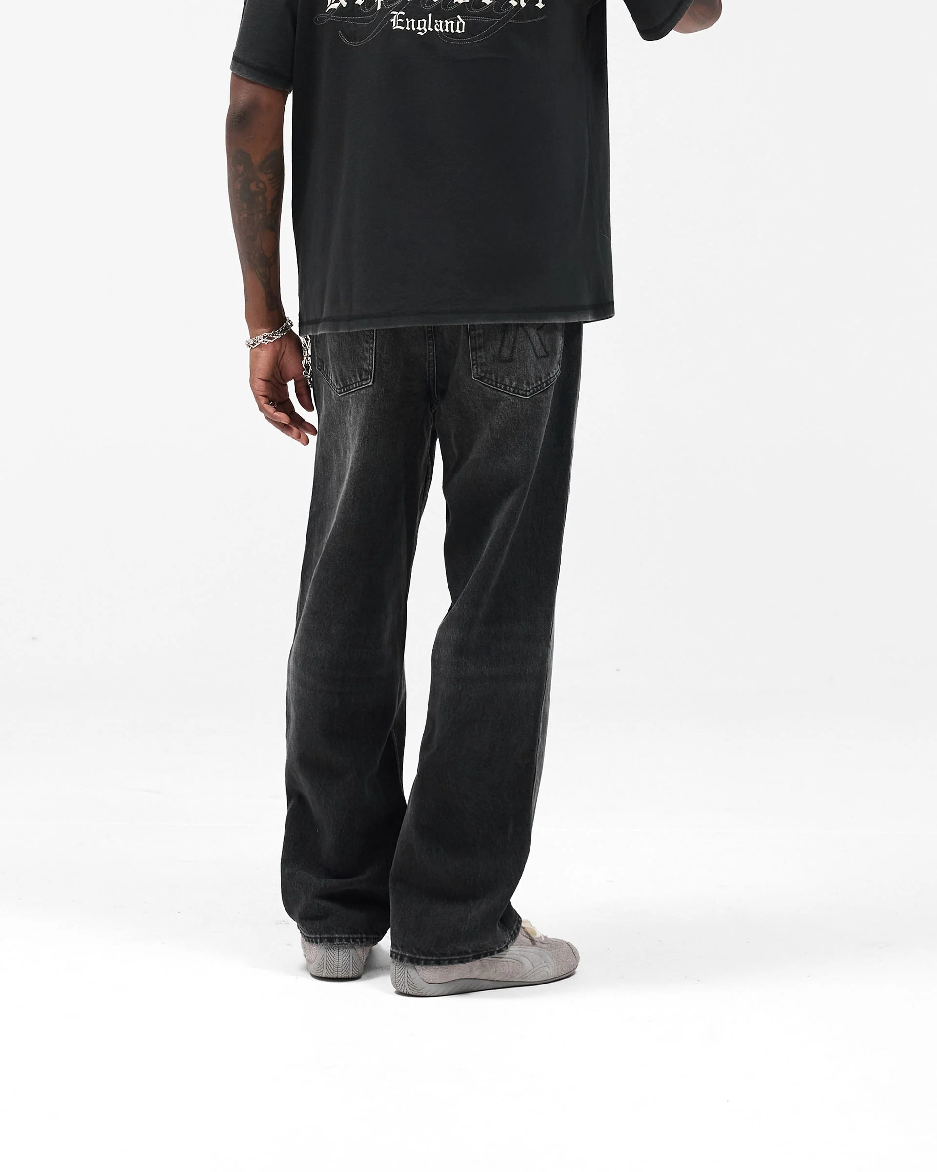 R3 Baggy Denim - Aged Black - Image 5