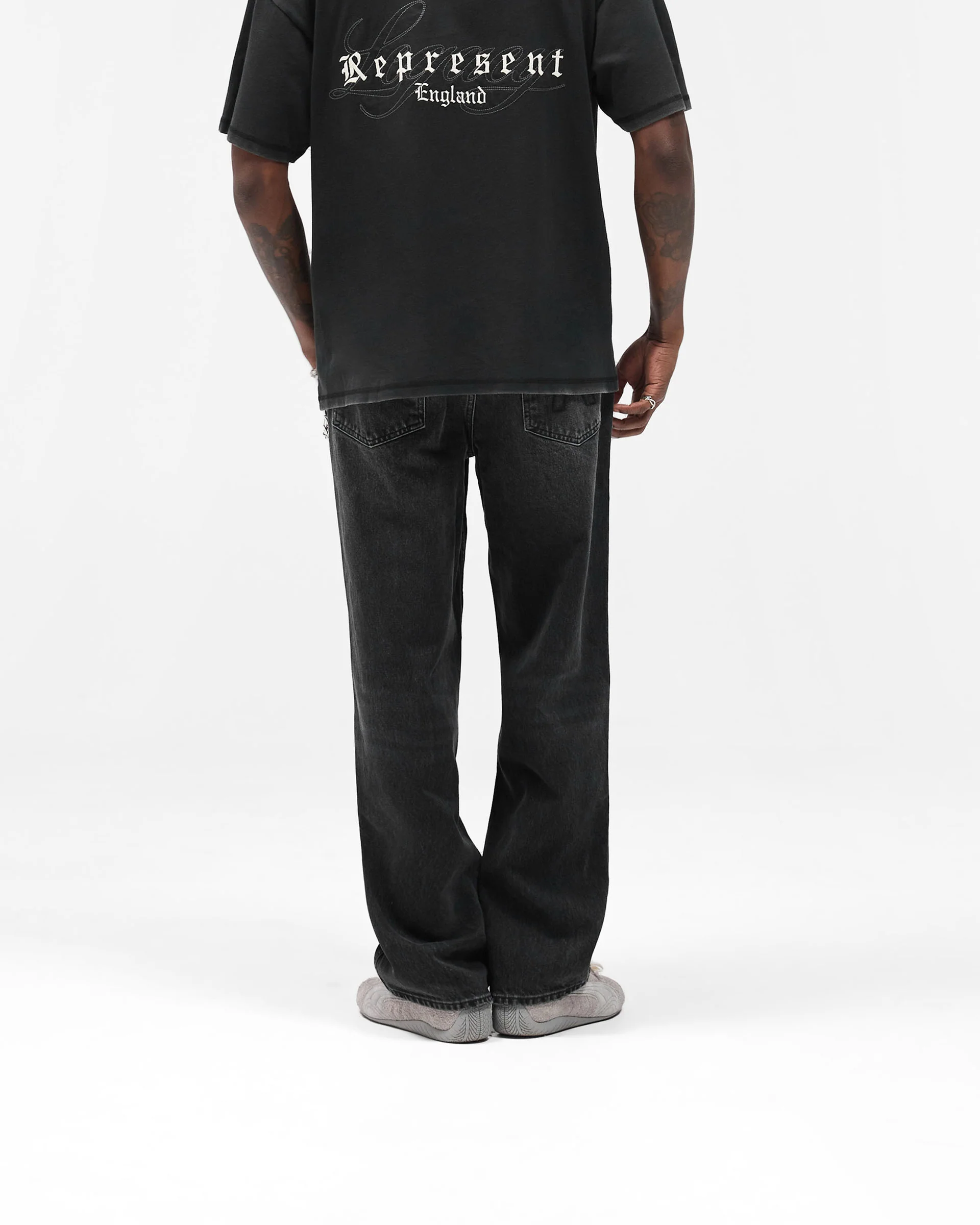 R3 Baggy Denim - Aged Black - Image 6