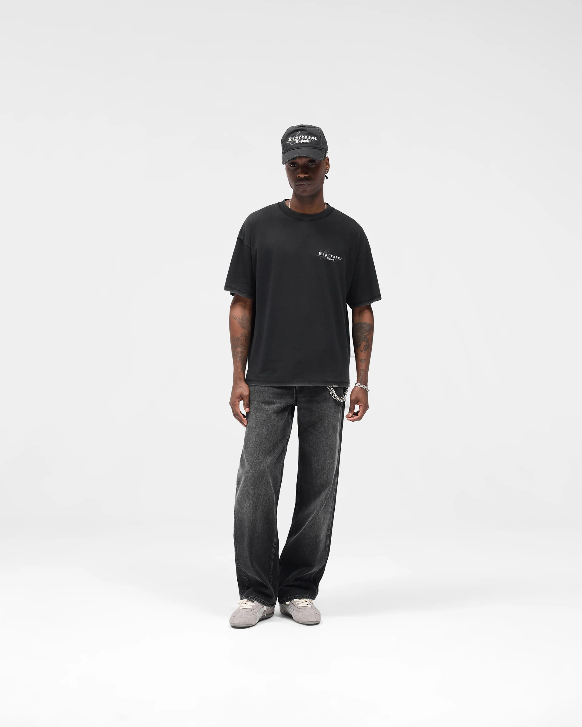 R3 Baggy Denim - Aged Black - Image 7