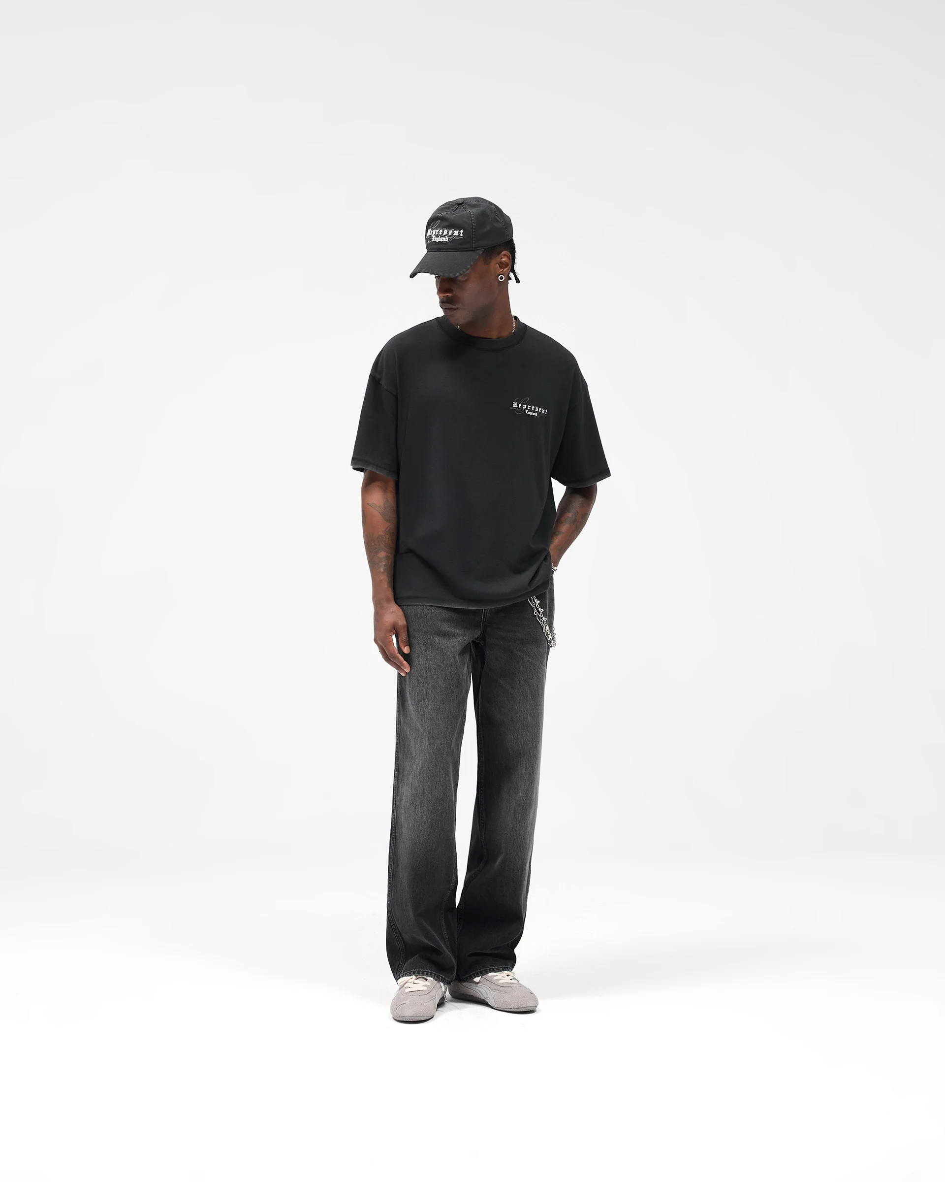 R3 Baggy Denim - Aged Black - Image 9