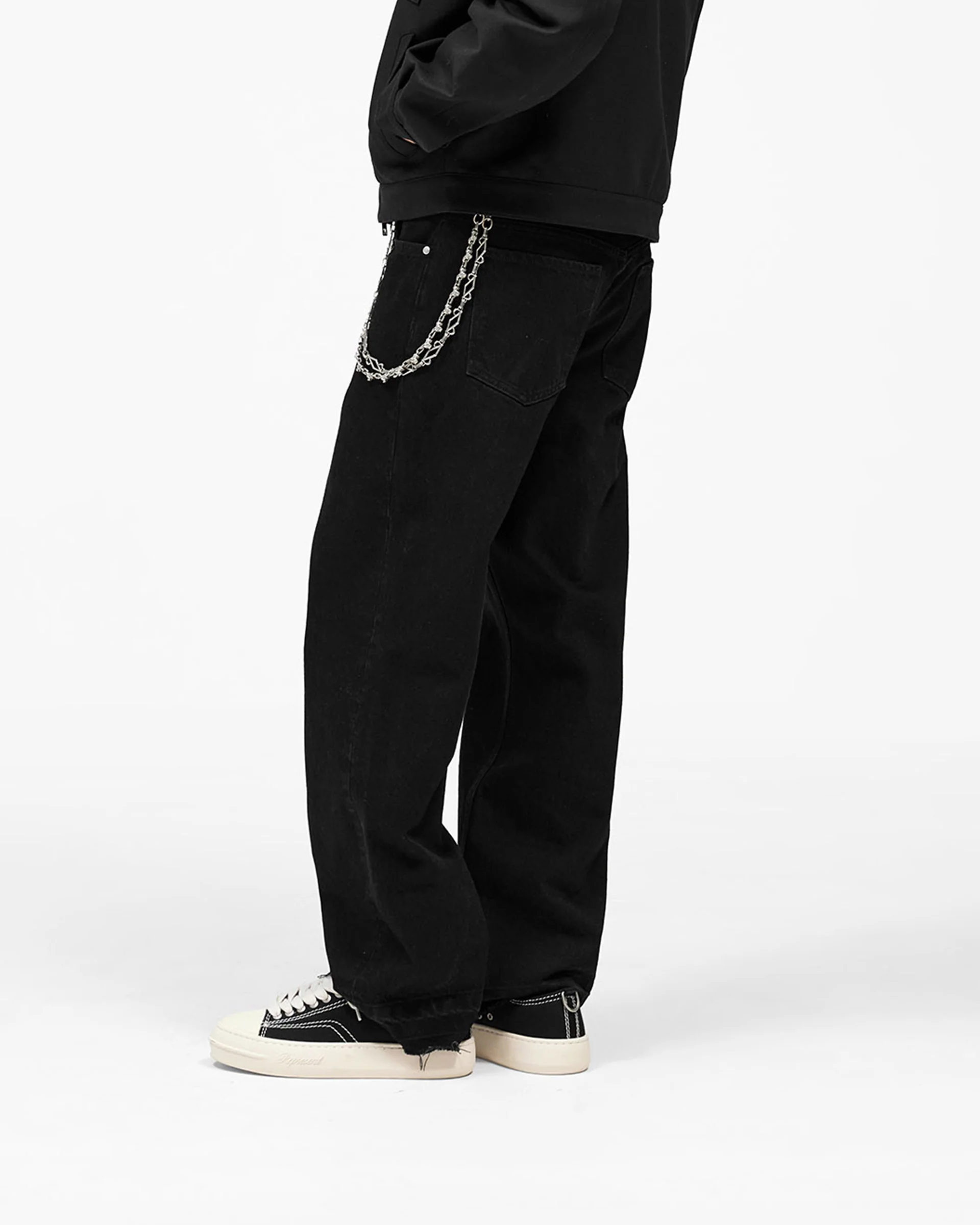 R3 Baggy Denim - Black - Image 4