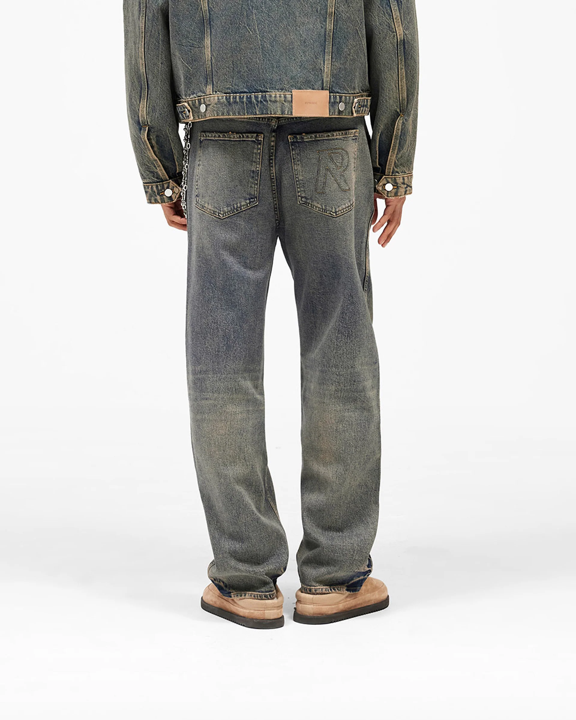 R3 Baggy Denim - Blue Cream - Image 5