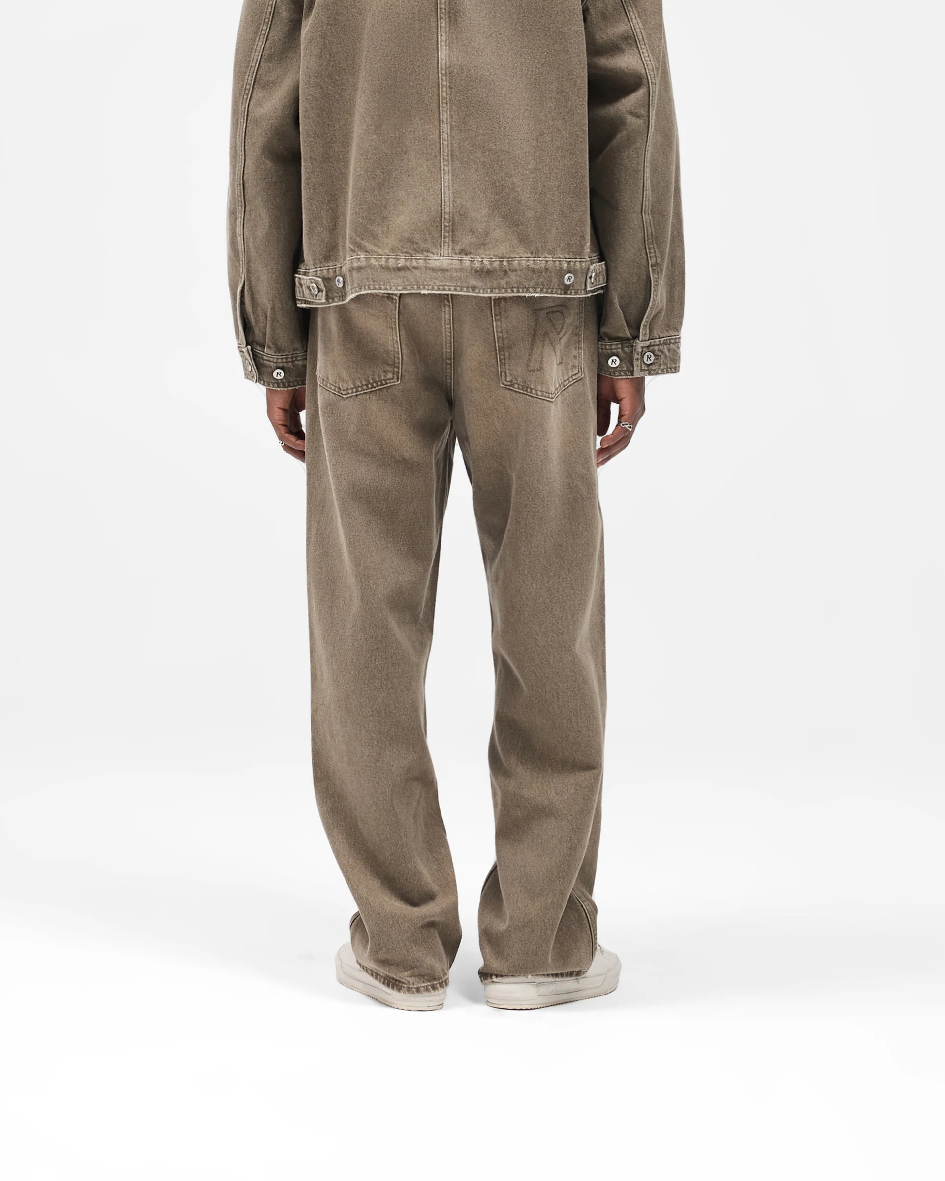 R3 Baggy Denim - Washed Olive - Image 4