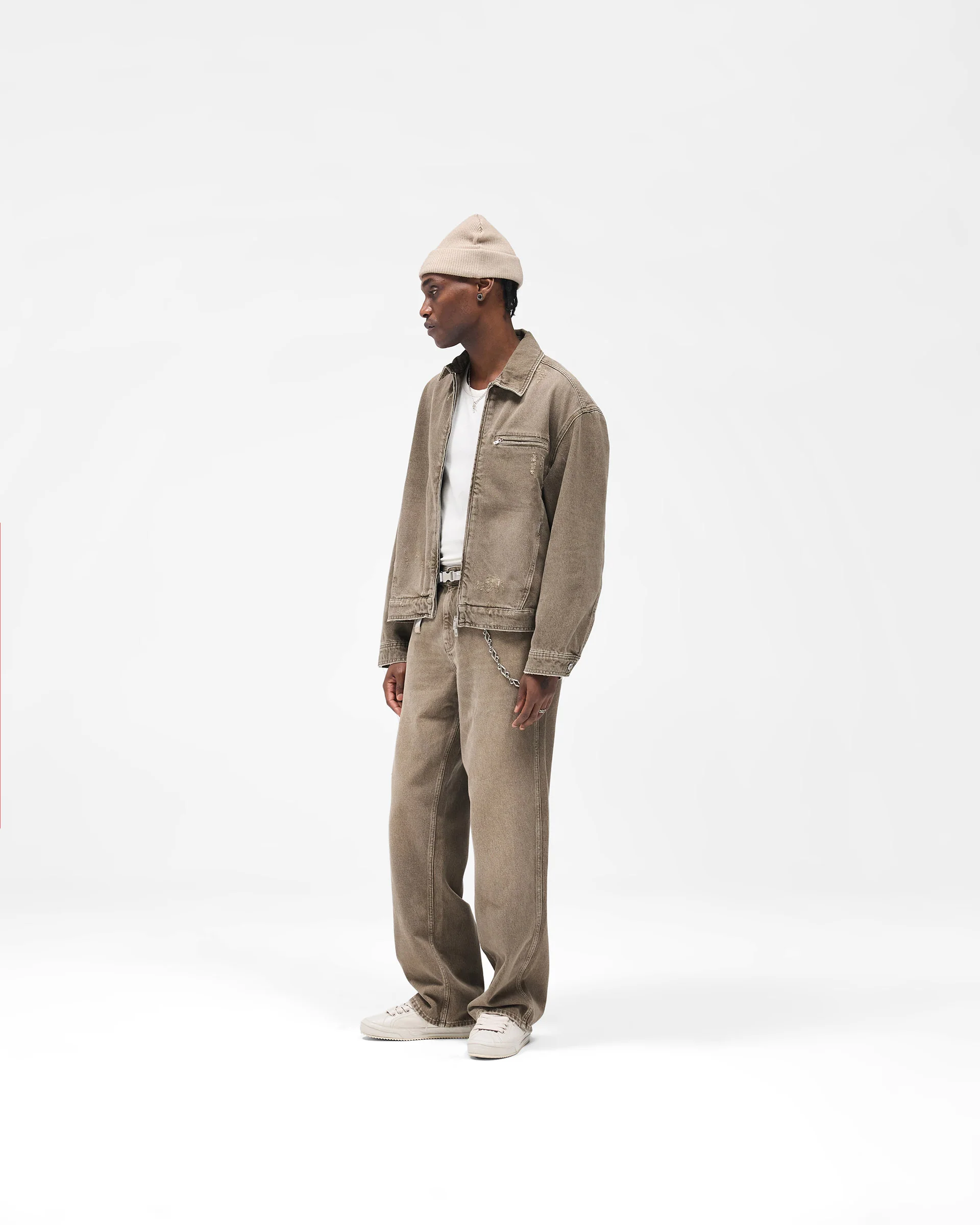 R3 Baggy Denim - Washed Olive - Image 7
