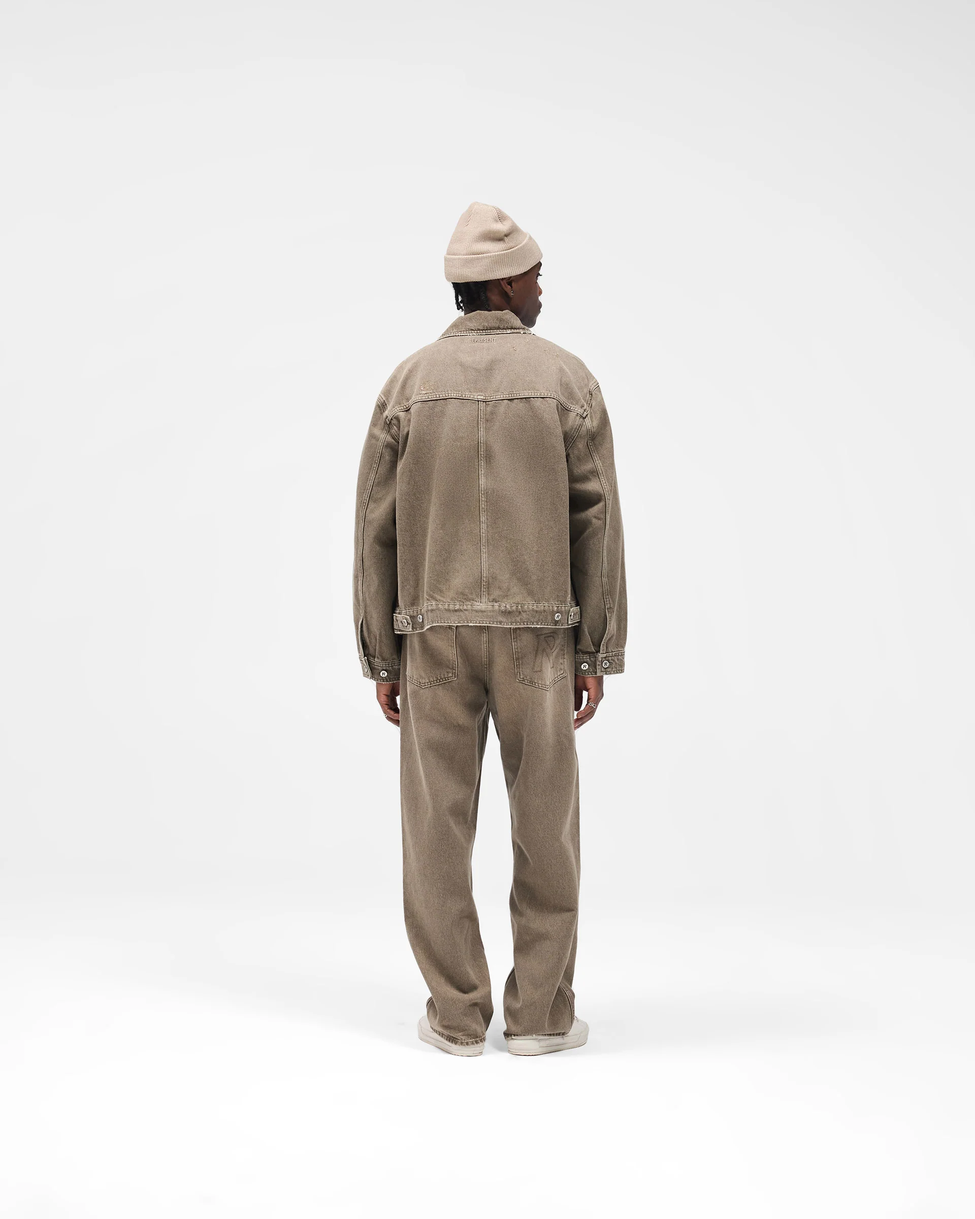 R3 Baggy Denim - Washed Olive - Image 8