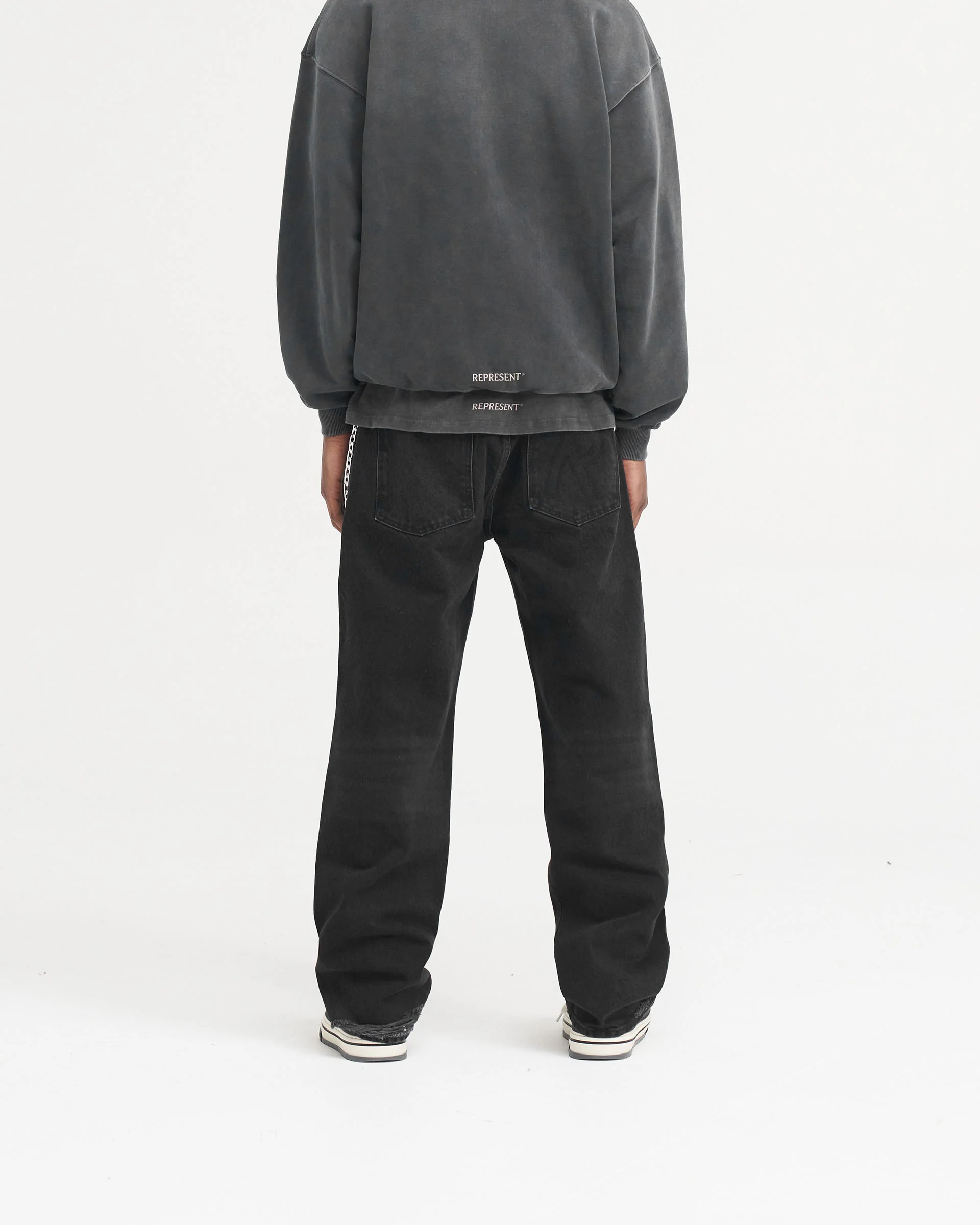 R3D Destroyer Baggy Denim - Black - Image 5