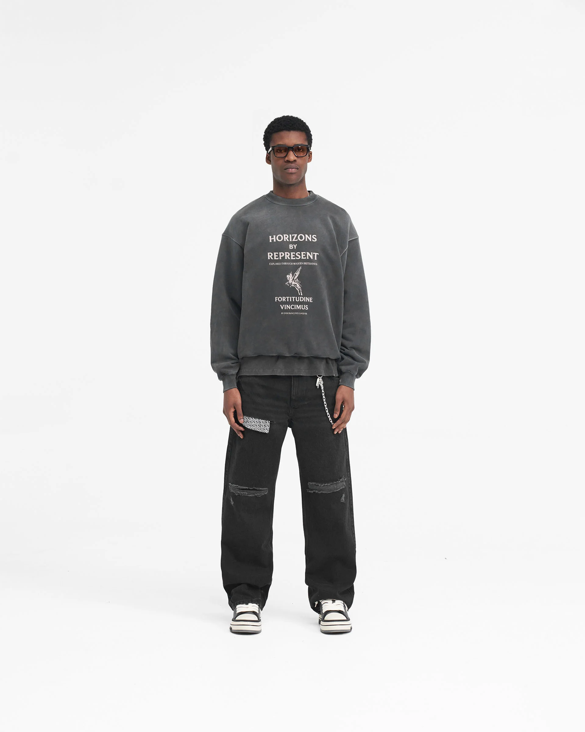 R3D Destroyer Baggy Denim - Black - Image 6
