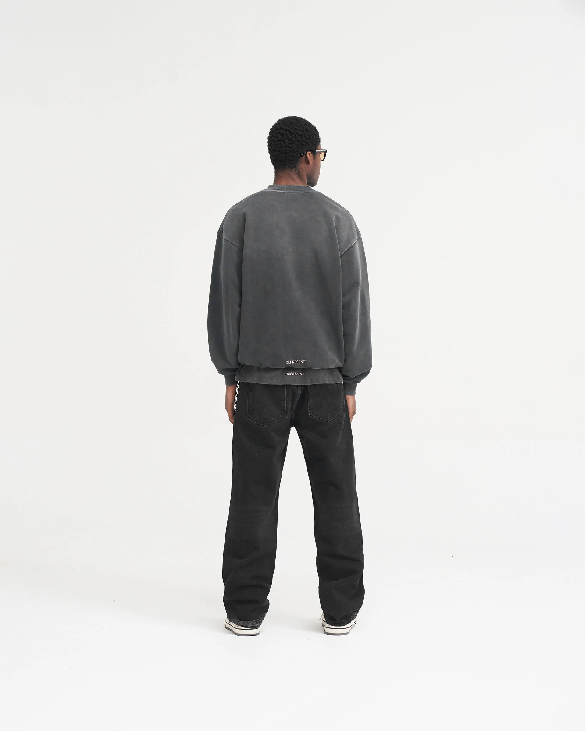 R3D Destroyer Baggy Denim - Black - Image 8