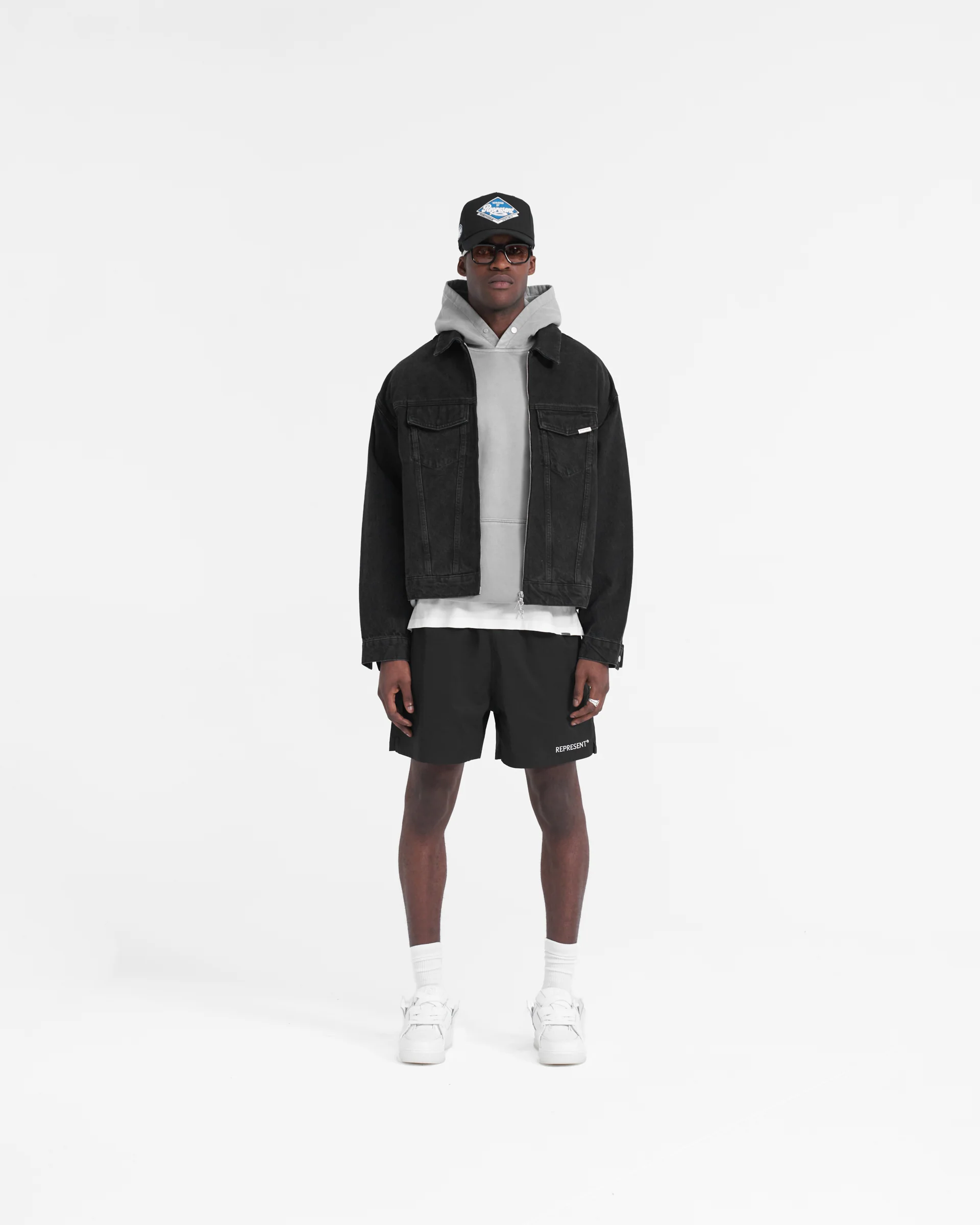 R4 Denim Jacket - Black - Image 5