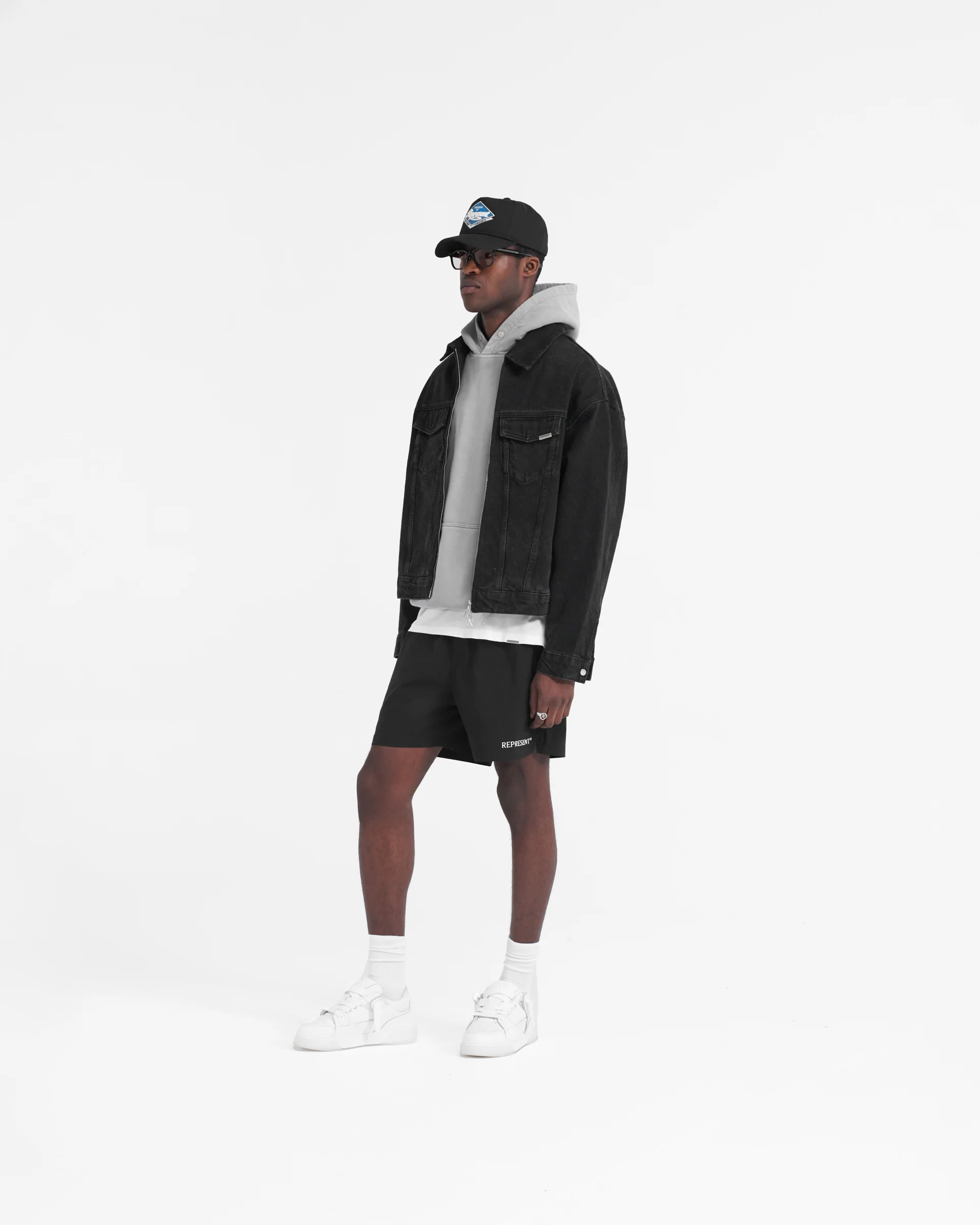 R4 Denim Jacket - Black - Image 6