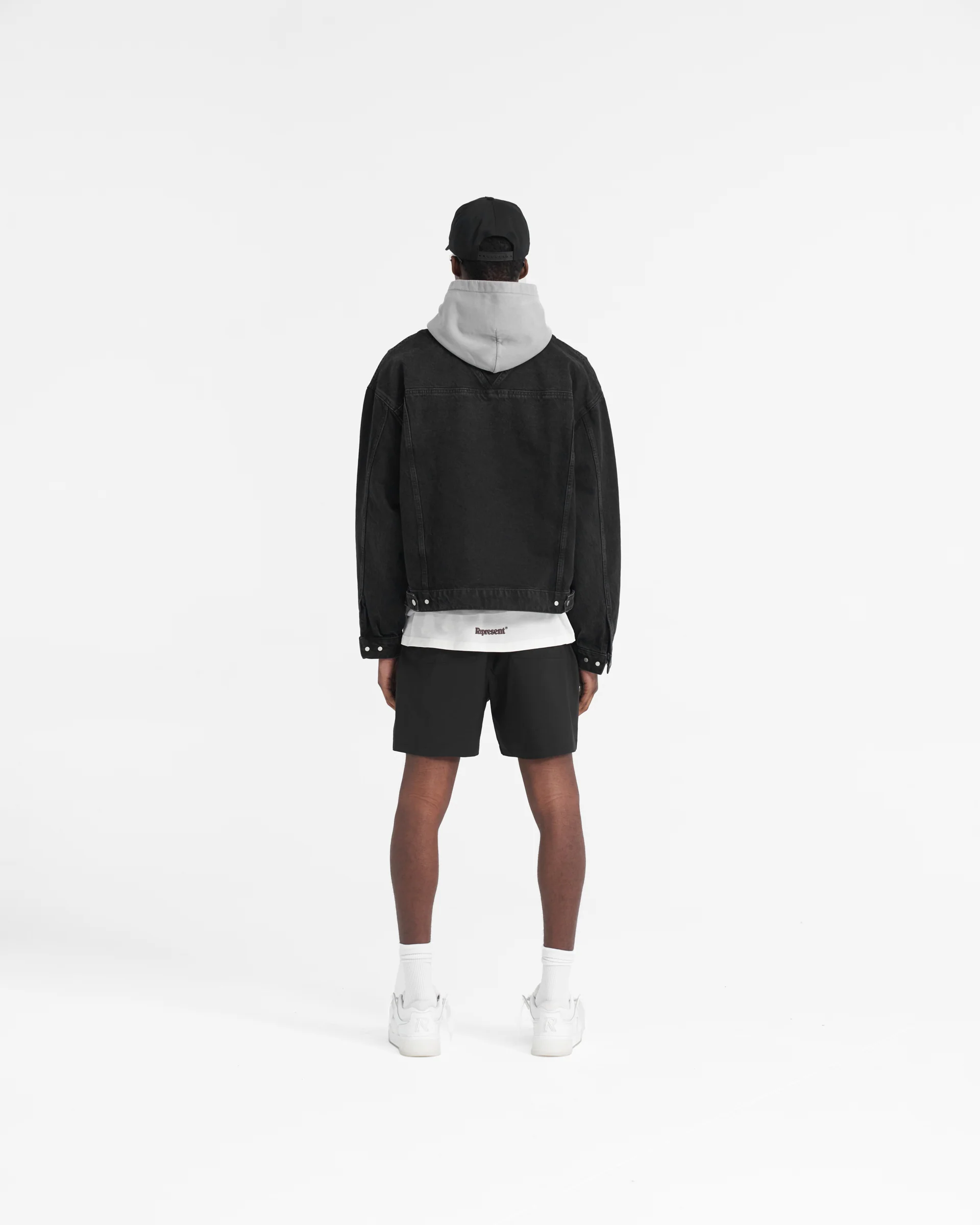 R4 Denim Jacket - Black - Image 7