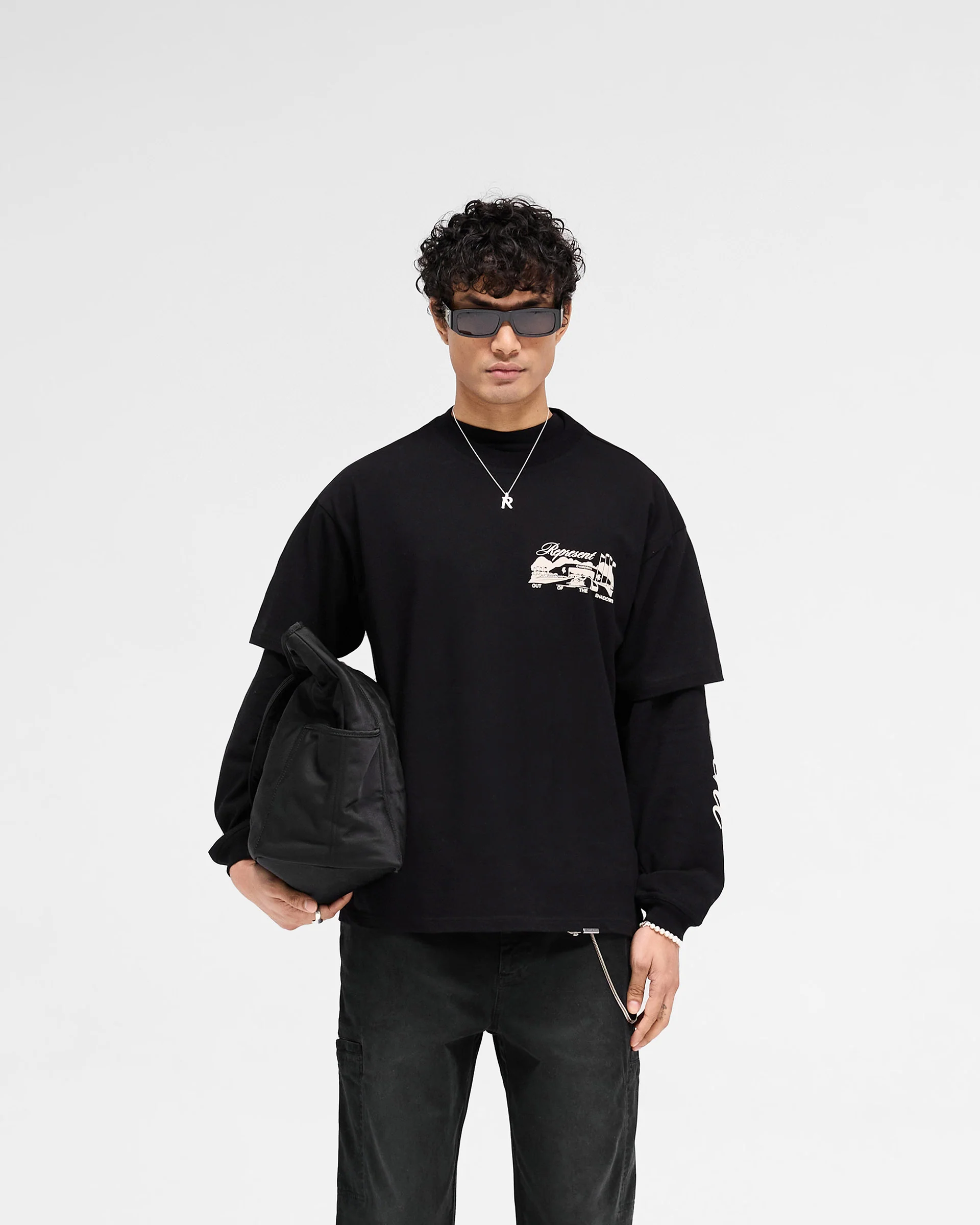 Raceway T-Shirt - Jet Black - Image 3