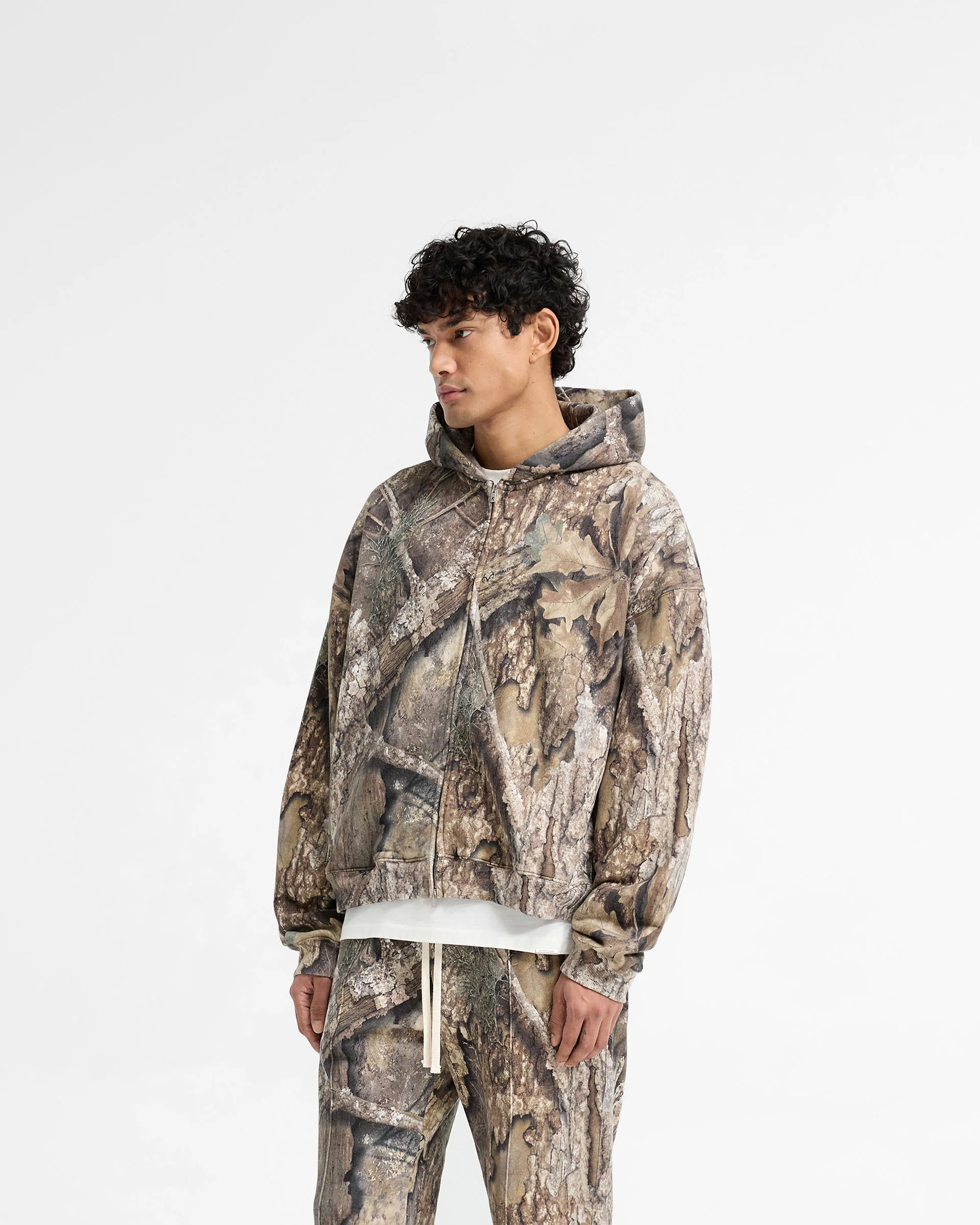 Realtree® Zip Up Camo Boxy Hoodie - Camo - Image 2