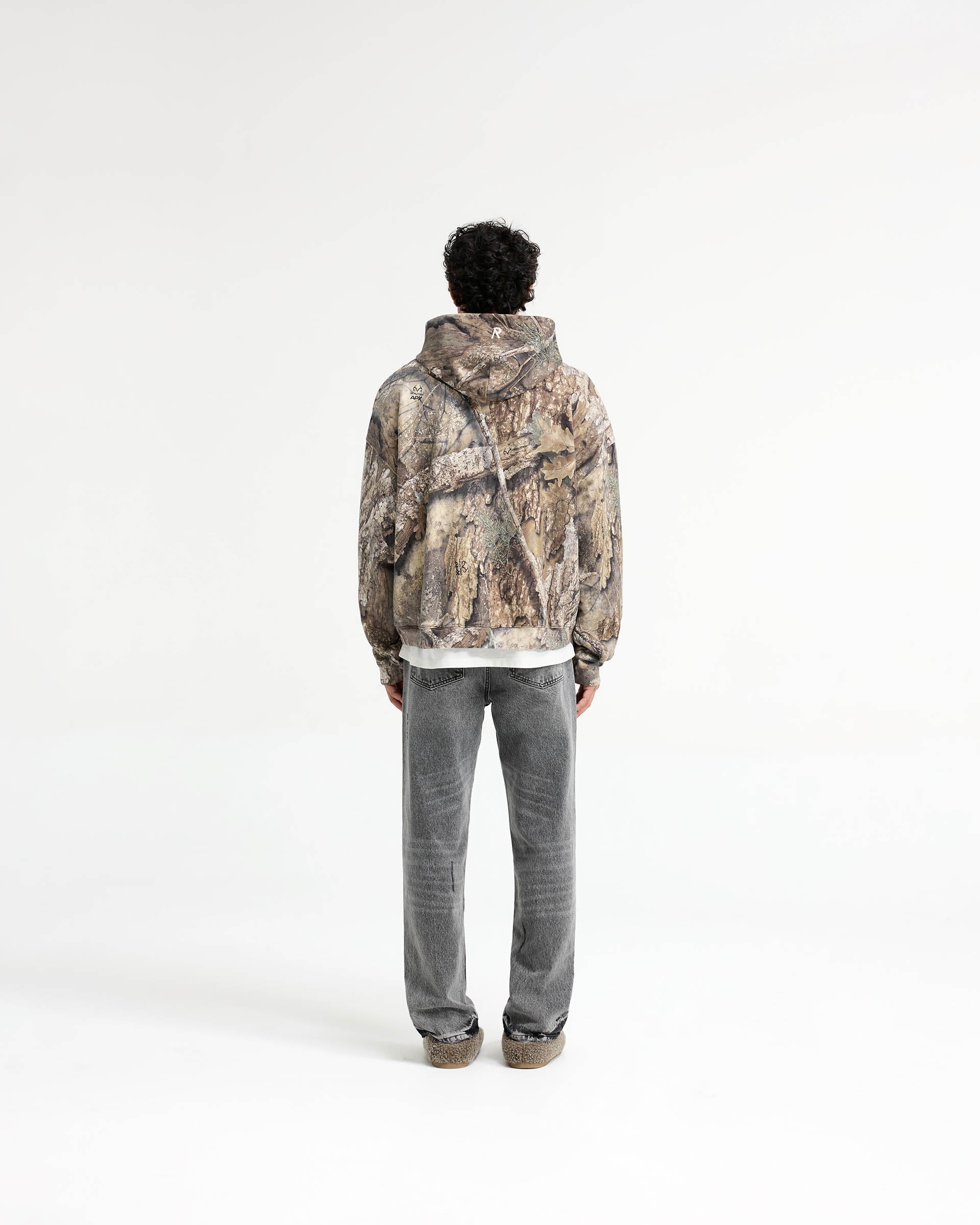 Realtree® Zip Up Camo Boxy Hoodie - Camo - Image 7