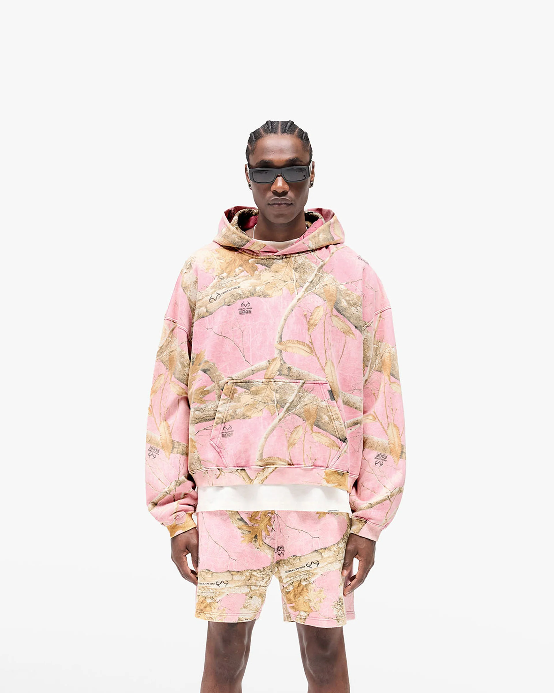 Realtree® Boxy Hoodie - Washed Pink Camo - Image 3