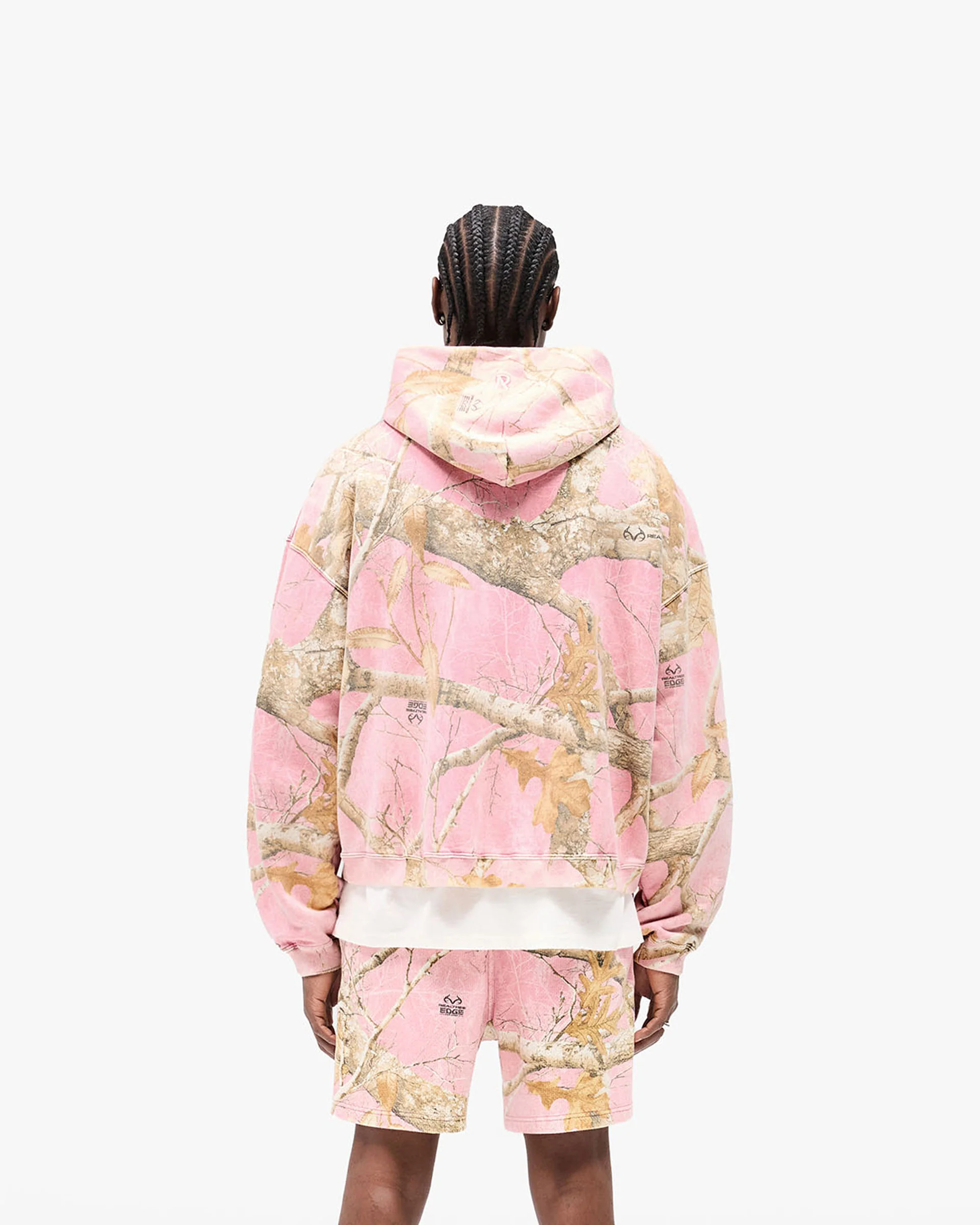 Realtree® Boxy Hoodie - Washed Pink Camo - Image 4