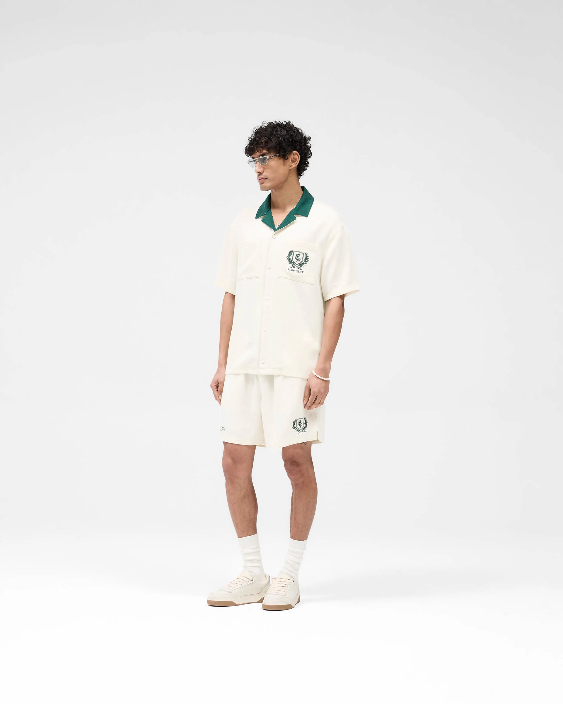 Represent Crest Short - Antique White - Image 7
