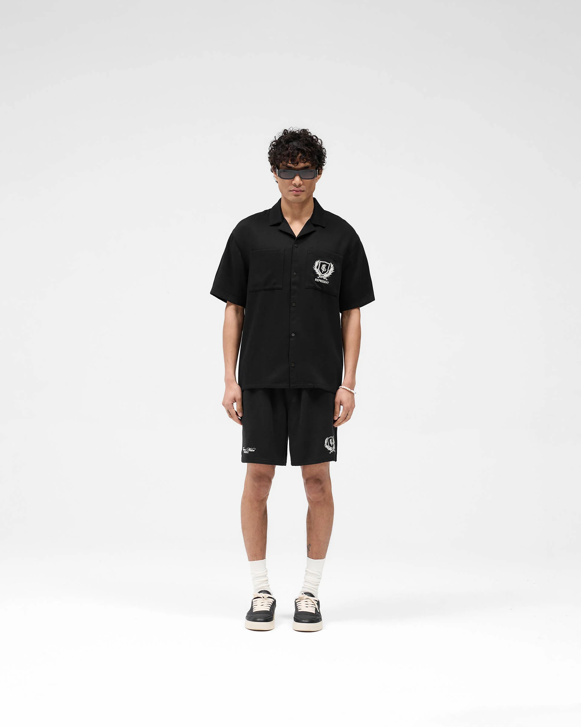 Represent Crest Short - Jet Black - Image 5